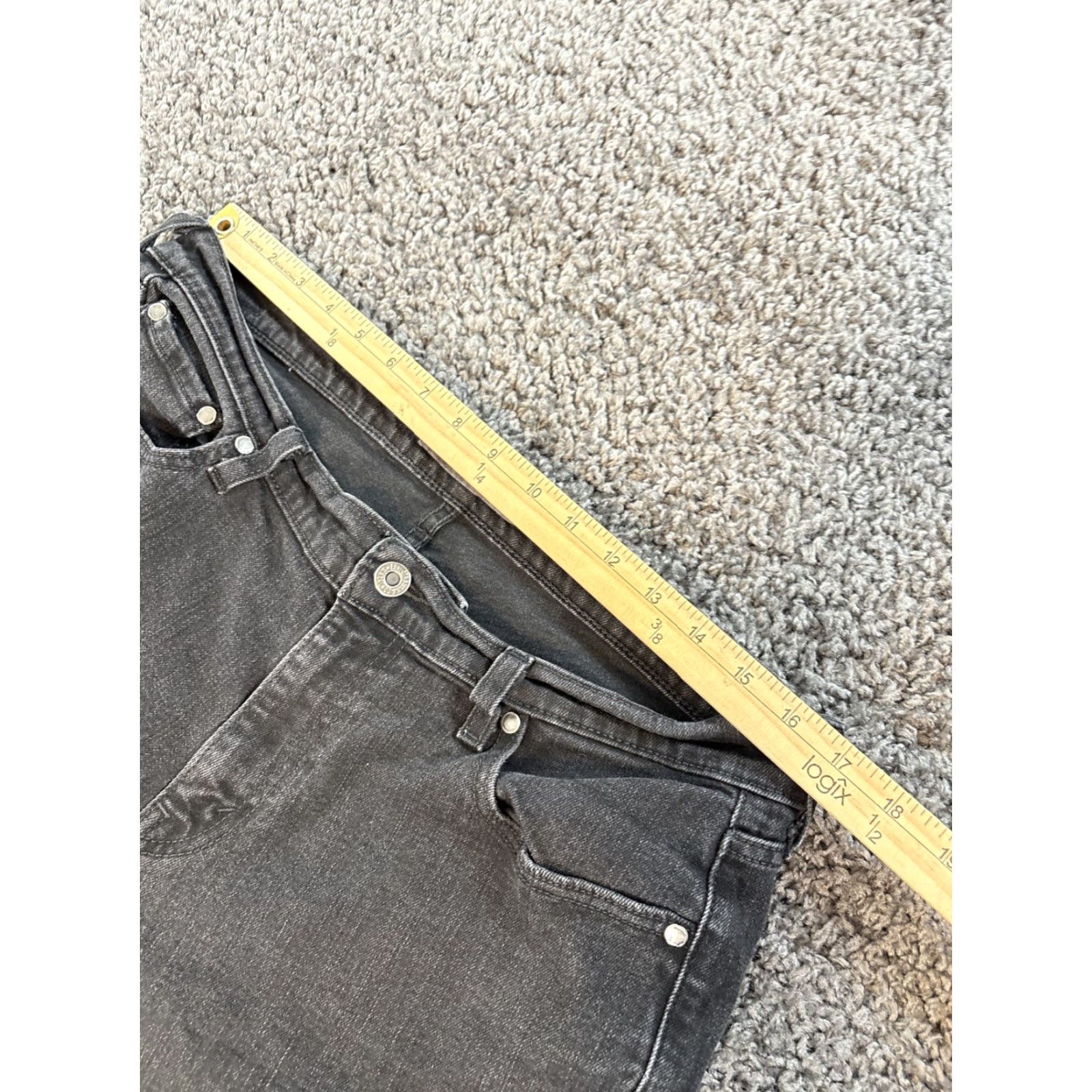 Levi's Levi's 515 Boot Cut Jeans Womens 14 Medium Black Stretch Denim Mid Rise 30in Inseam Size 36" / US 14 / IT 50 - 4 Thumbnail