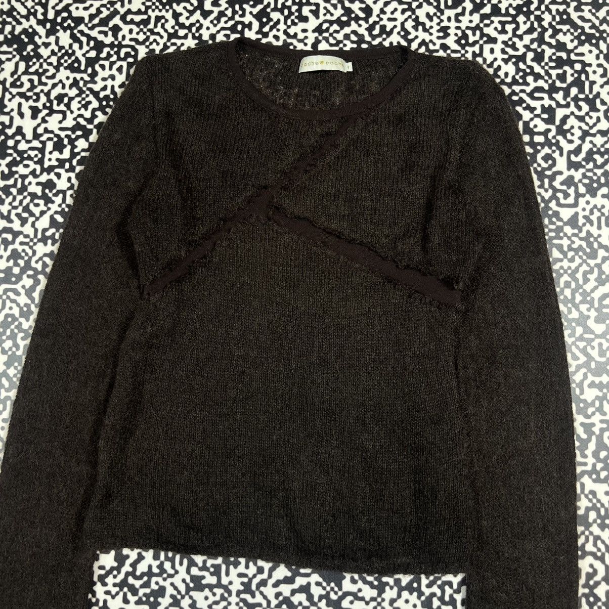 Japanese Brand Vintage Y2K Cache Cache Japanese Style Wool Sweater Size S / US 4 / IT 40 - 4 Thumbnail
