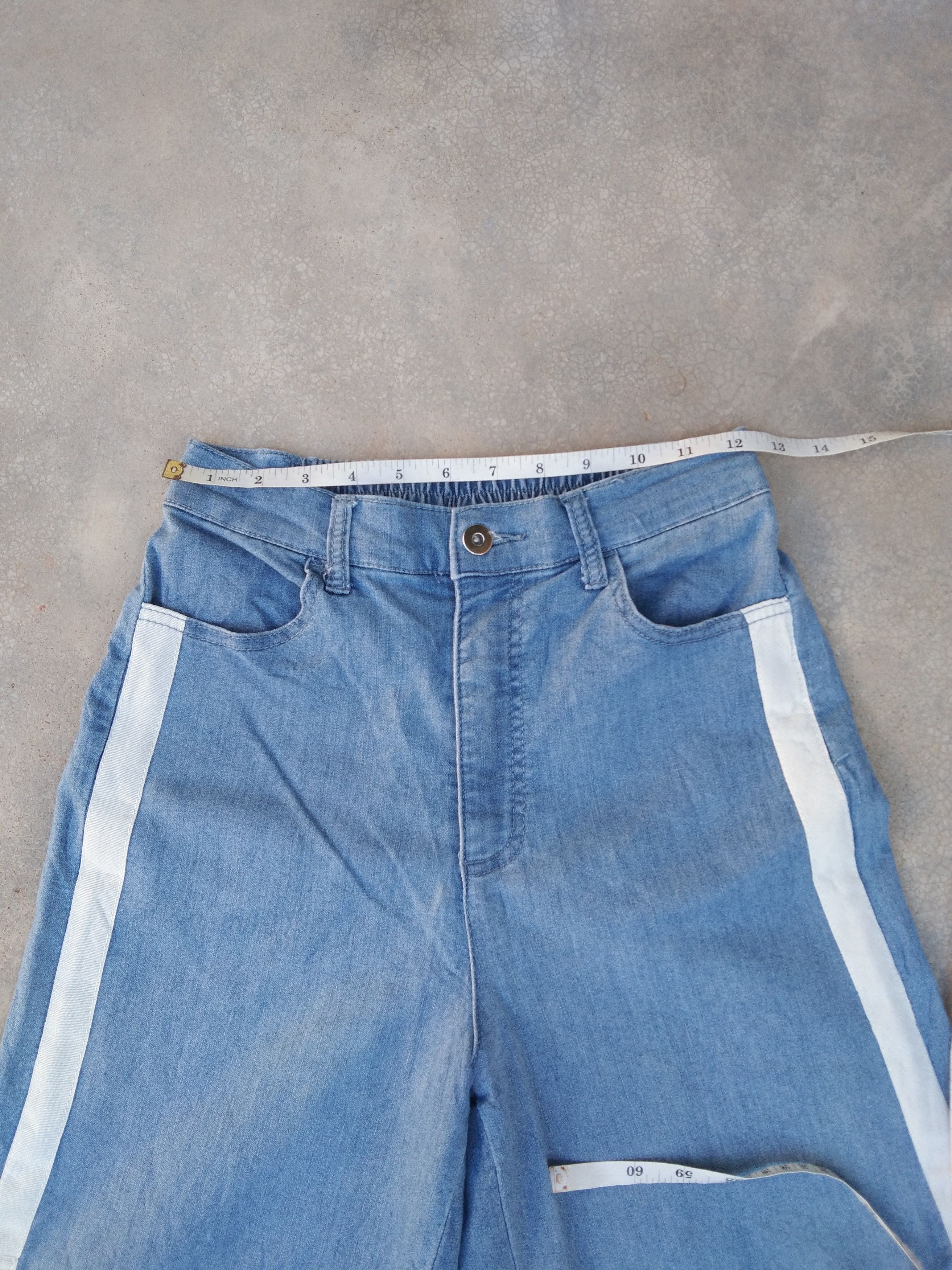 Japanese Brand Vintage Japanese Brand Side Lane Buttoned Wide Leg Pants Size US 28 / EU 44 - 4 Thumbnail
