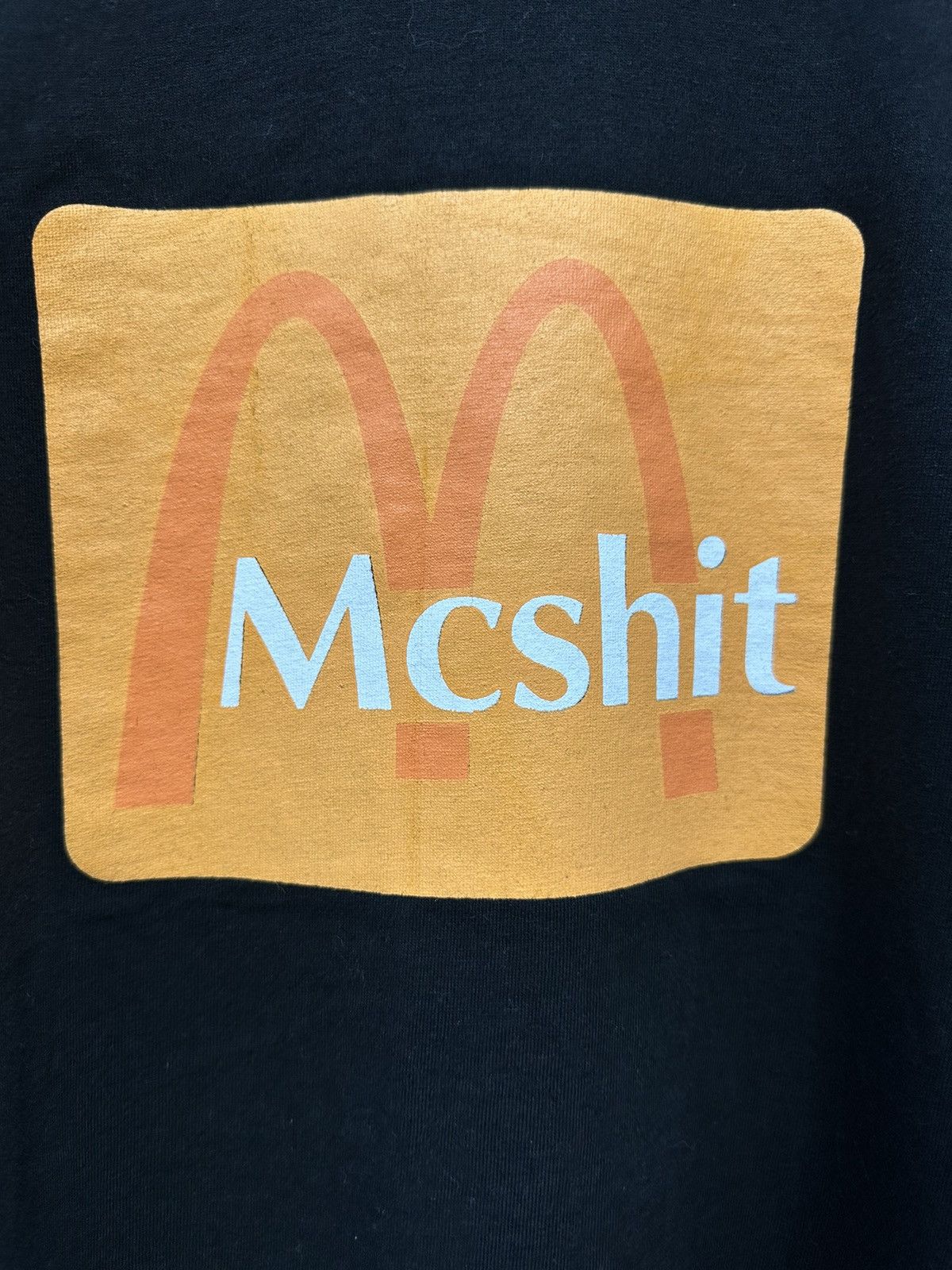 Vintage MCShit Big Pring T-Shirt Y2k Tee Black Anuruk Size US L / EU 52-54 / 3 - 8 Thumbnail