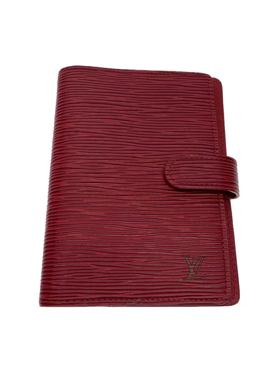 Louis Vuitton Louis Vuitton Epi Agenda PM Leather Plain Red Size ONE SIZE - 1 Thumbnail