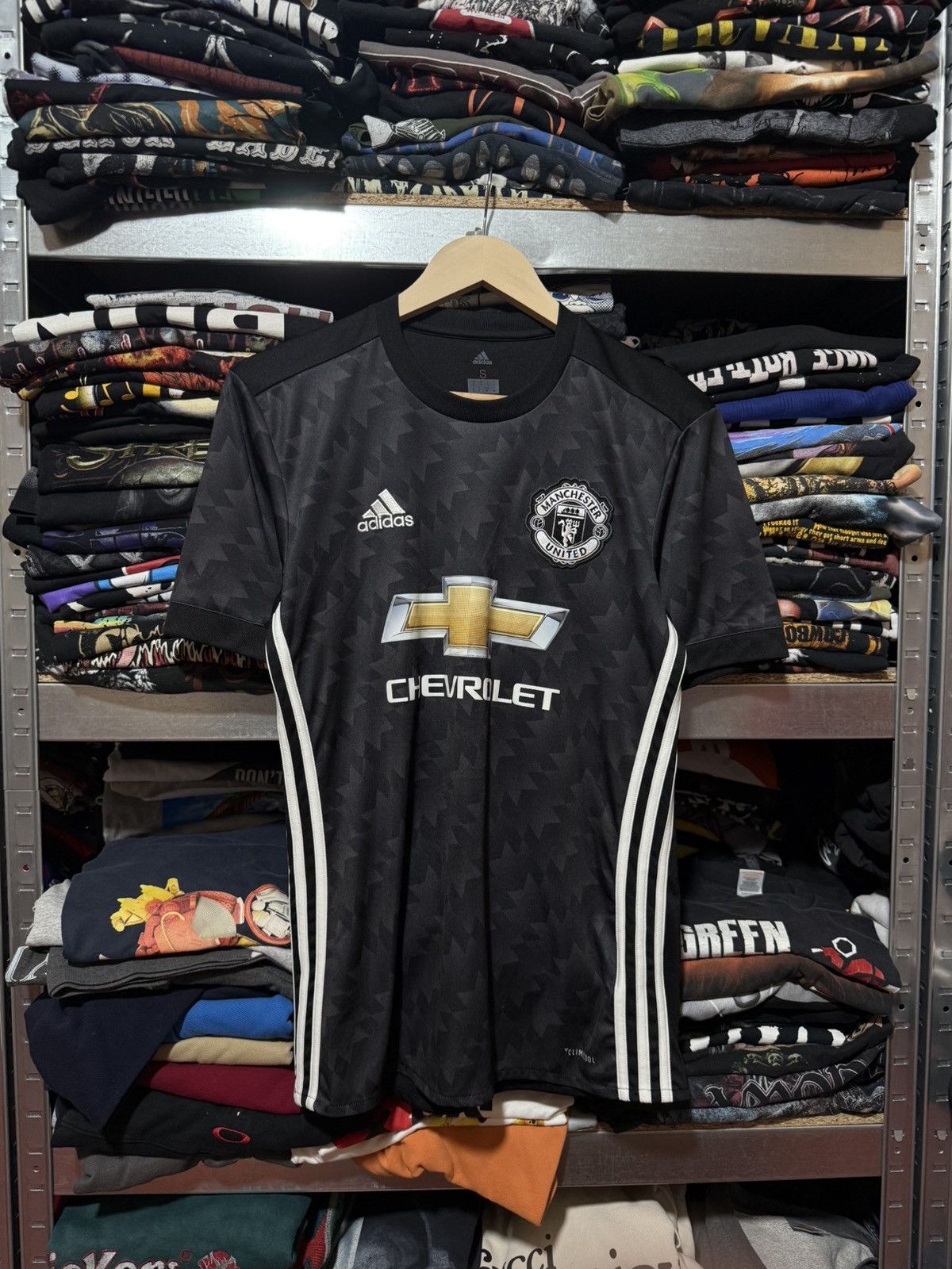 Adidas Adidas Manchester United 2017 2018 Away Soccer Jersey Size US S / EU 44-46 / 1 - 1 Thumbnail