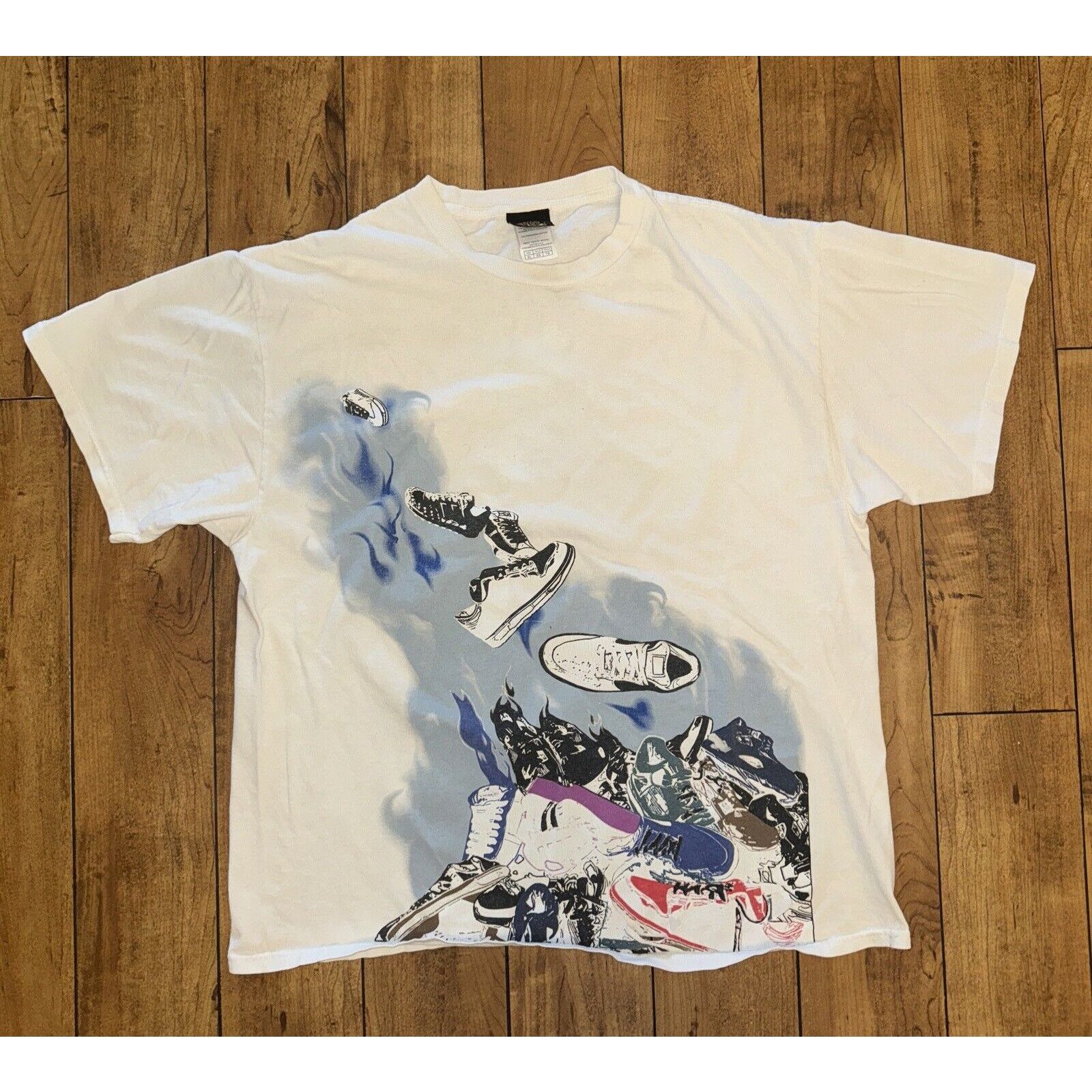 Vintage Doctor Hood Sneaker T-Shirt White XL 22x26.5 Size US XL / EU 56 / 4 - 1 Thumbnail