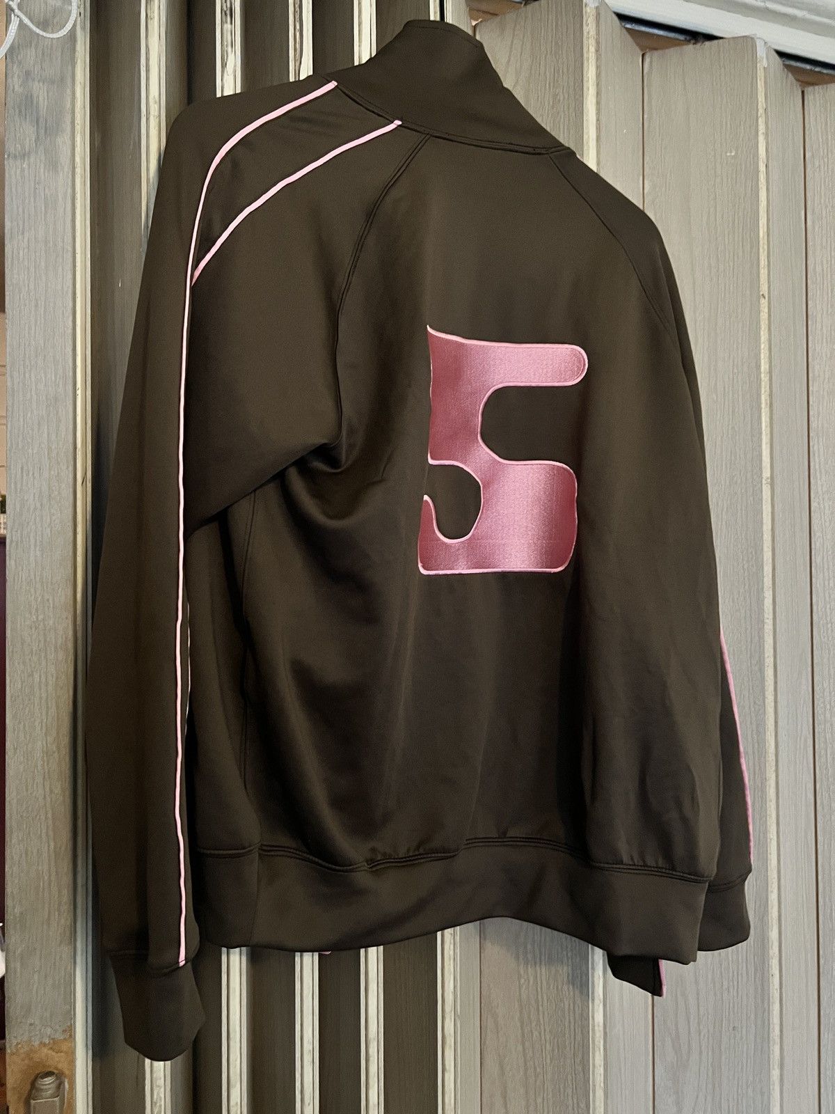 Sp5der SP5DER worldwide G550 TRACK JACKET "BROWN/PINK" Size US M / EU 48-50 / 2 - 5 Thumbnail