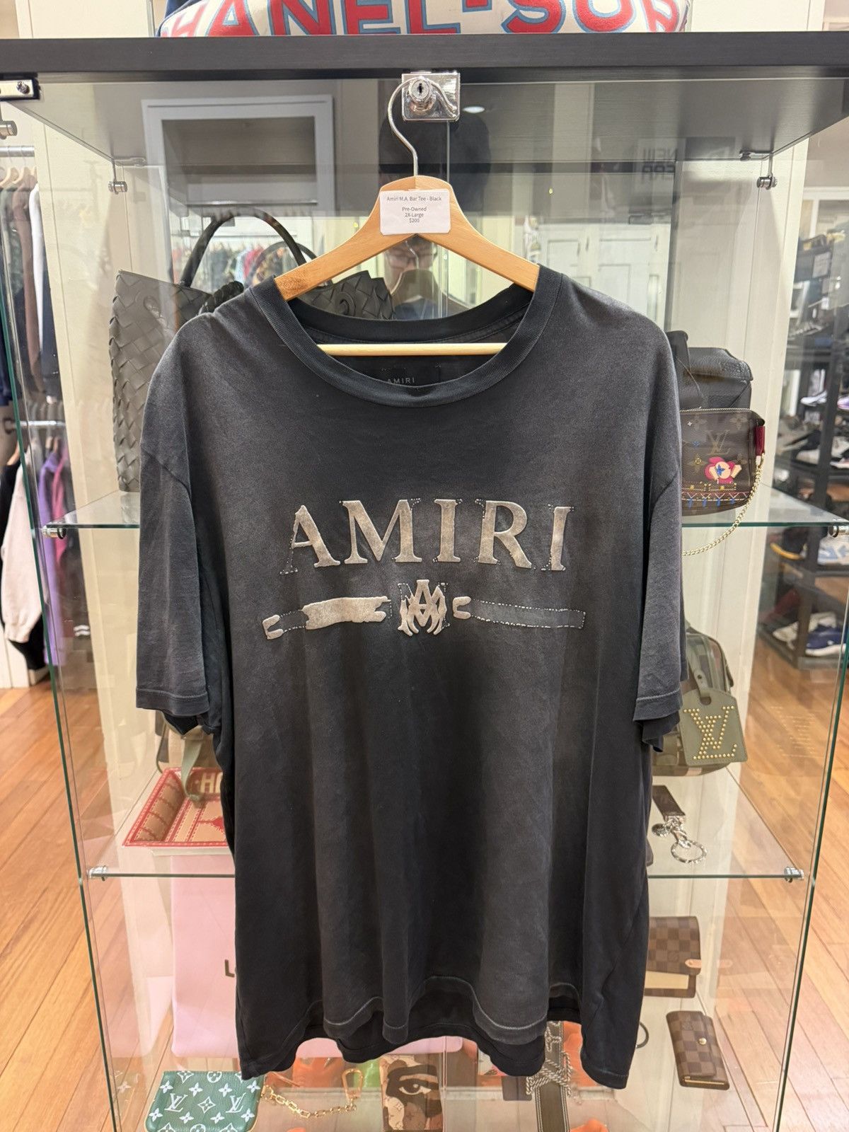 Amiri Amiri M.A. Bar Tee - Black Size US XXL / EU 58 / 5 - 1 Thumbnail