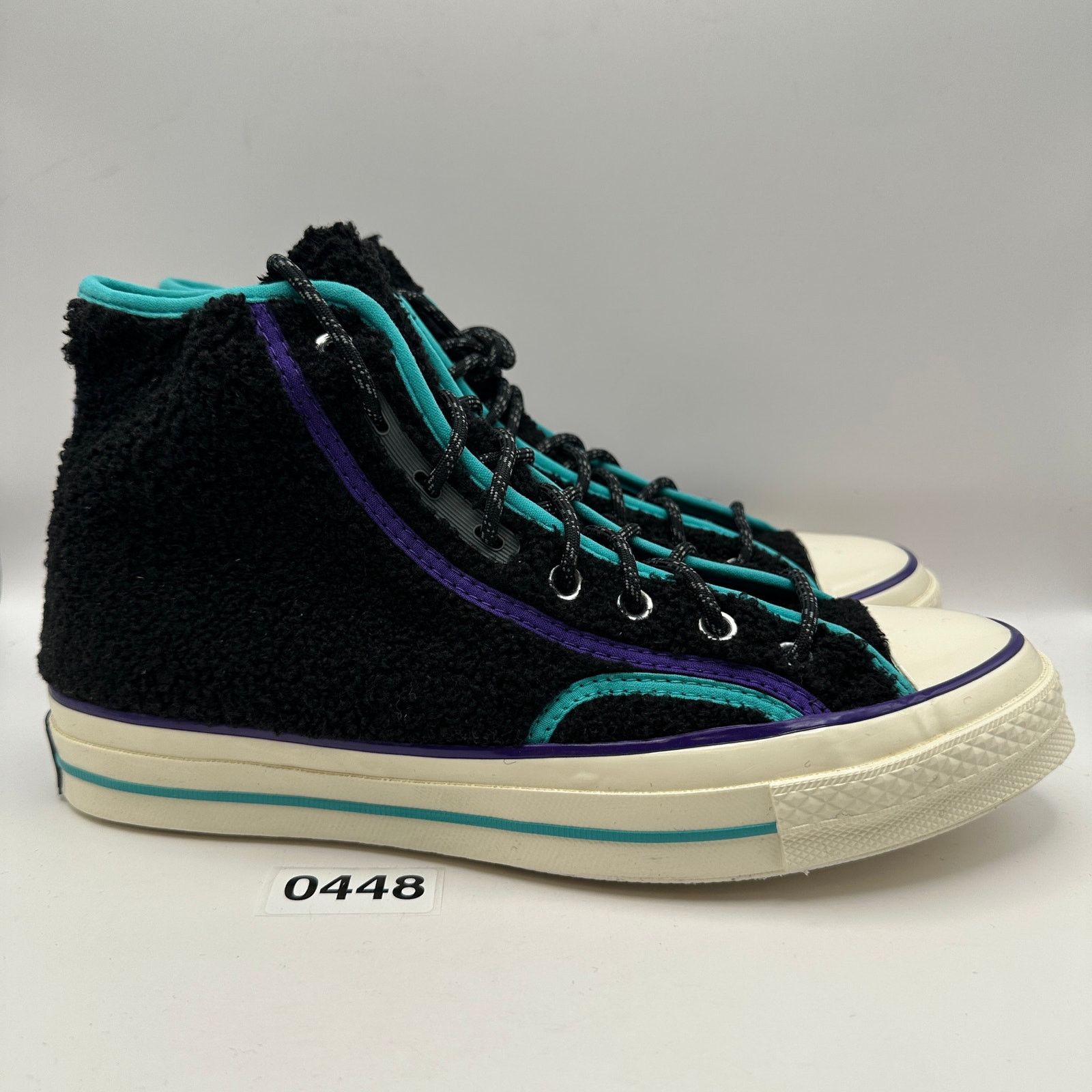 Converse CONVERSE Men's 8.5 Chuck 1970 High Top Sherpa Teal 169784C Size US 8.5 / EU 41-42 - 3 Thumbnail