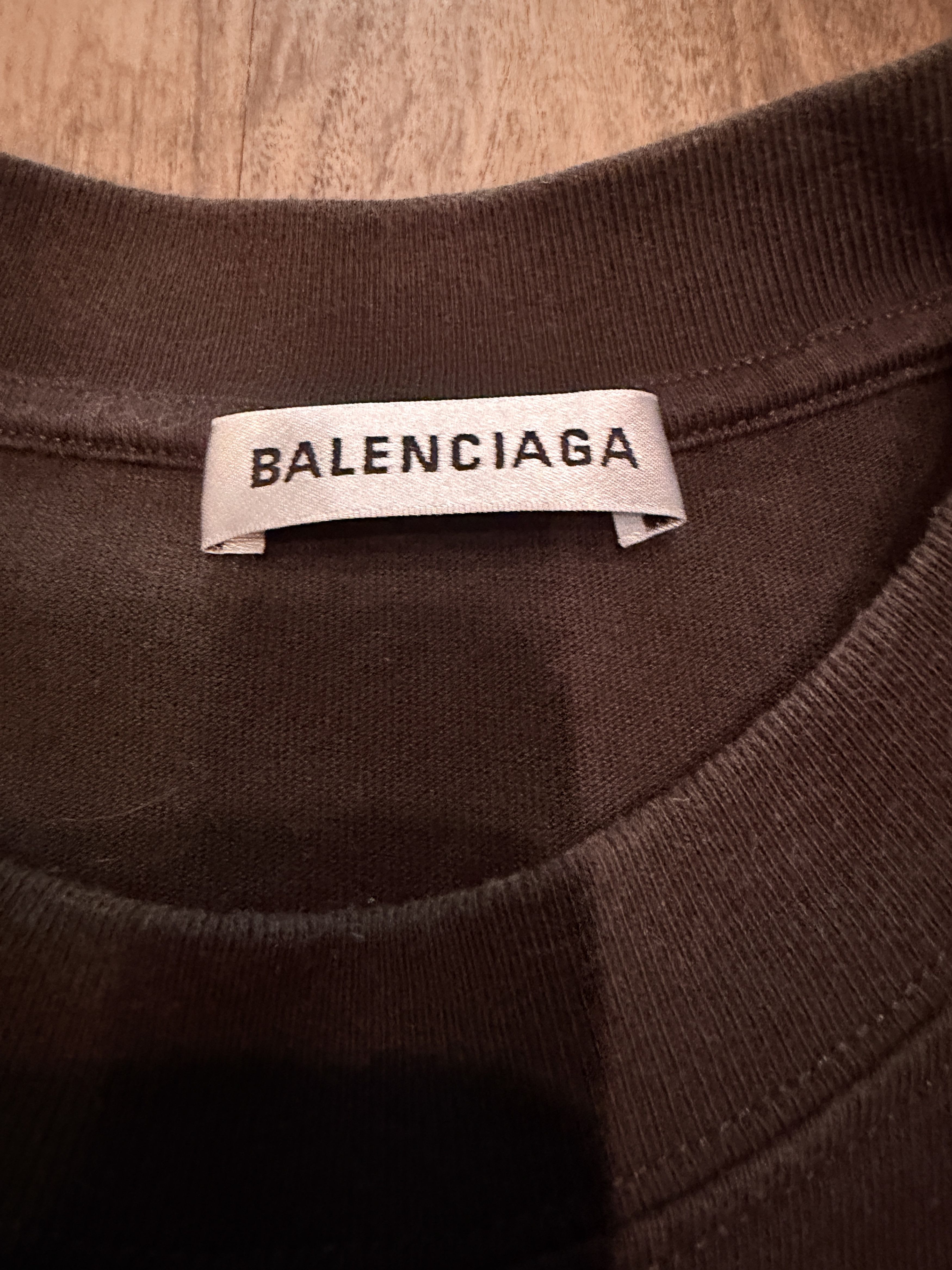 Balenciaga Balenciaga Oversized Universal Flow Tee Black Size US XL / EU 56 / 4 - 6 Thumbnail