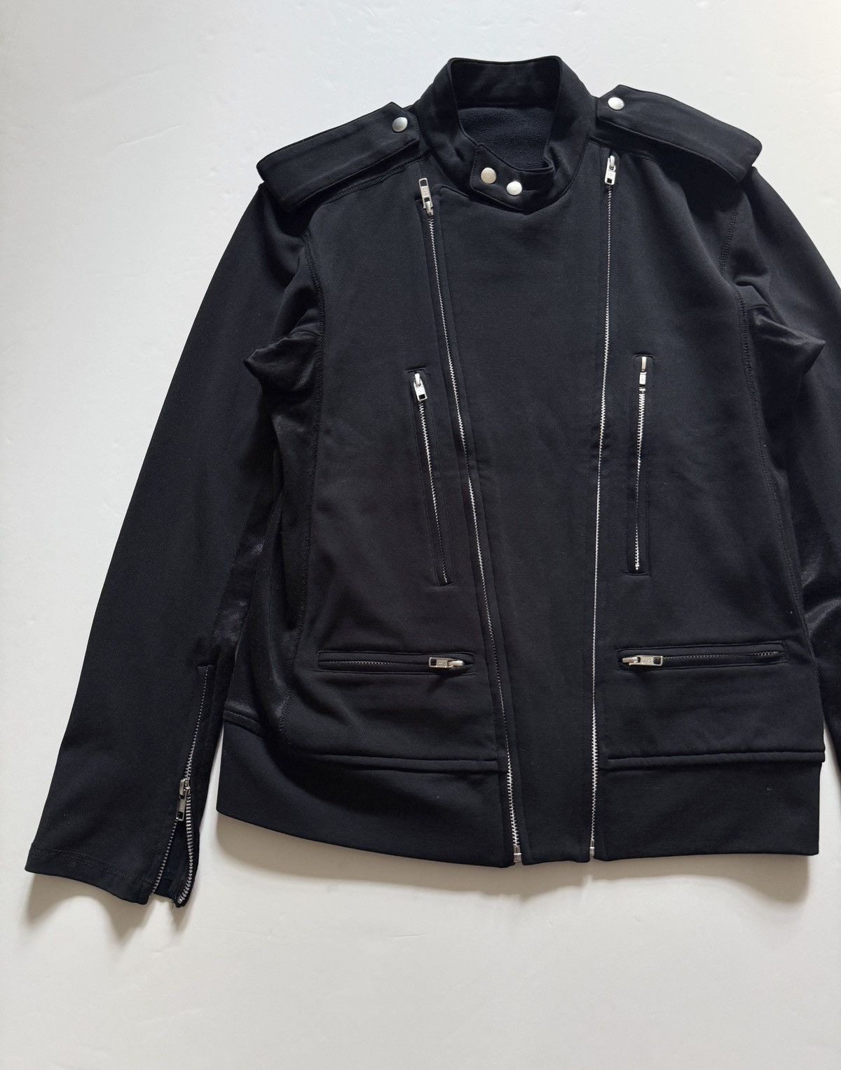 Lad Musician Lad Musician 2011’ black cotton moto jacket Size US M / EU 48-50 / 2 - 5 Thumbnail
