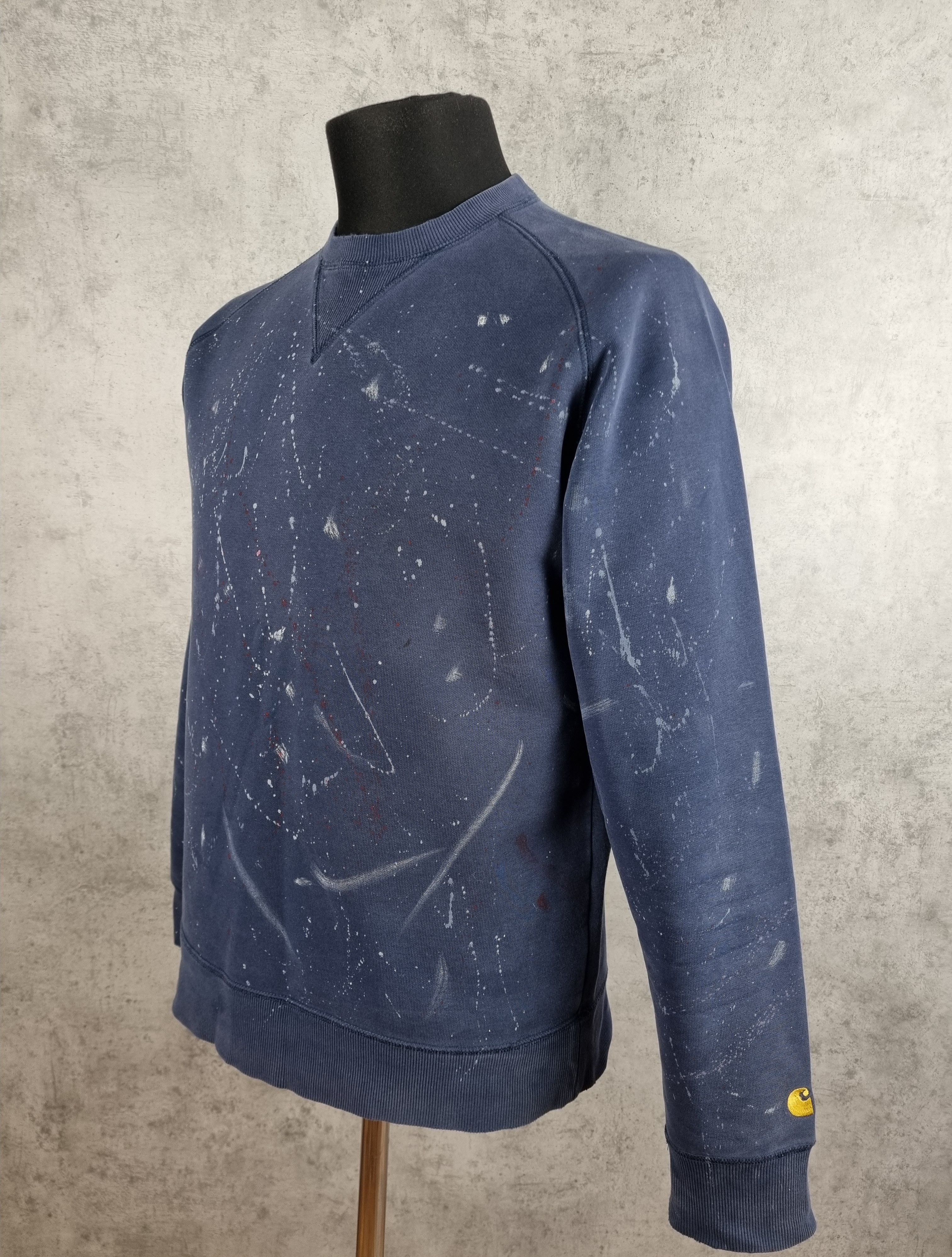 Carhartt 1 of 1 Rare Custom Painted CARHARTT crewneck Size US L / EU 52-54 / 3 - 7 Thumbnail