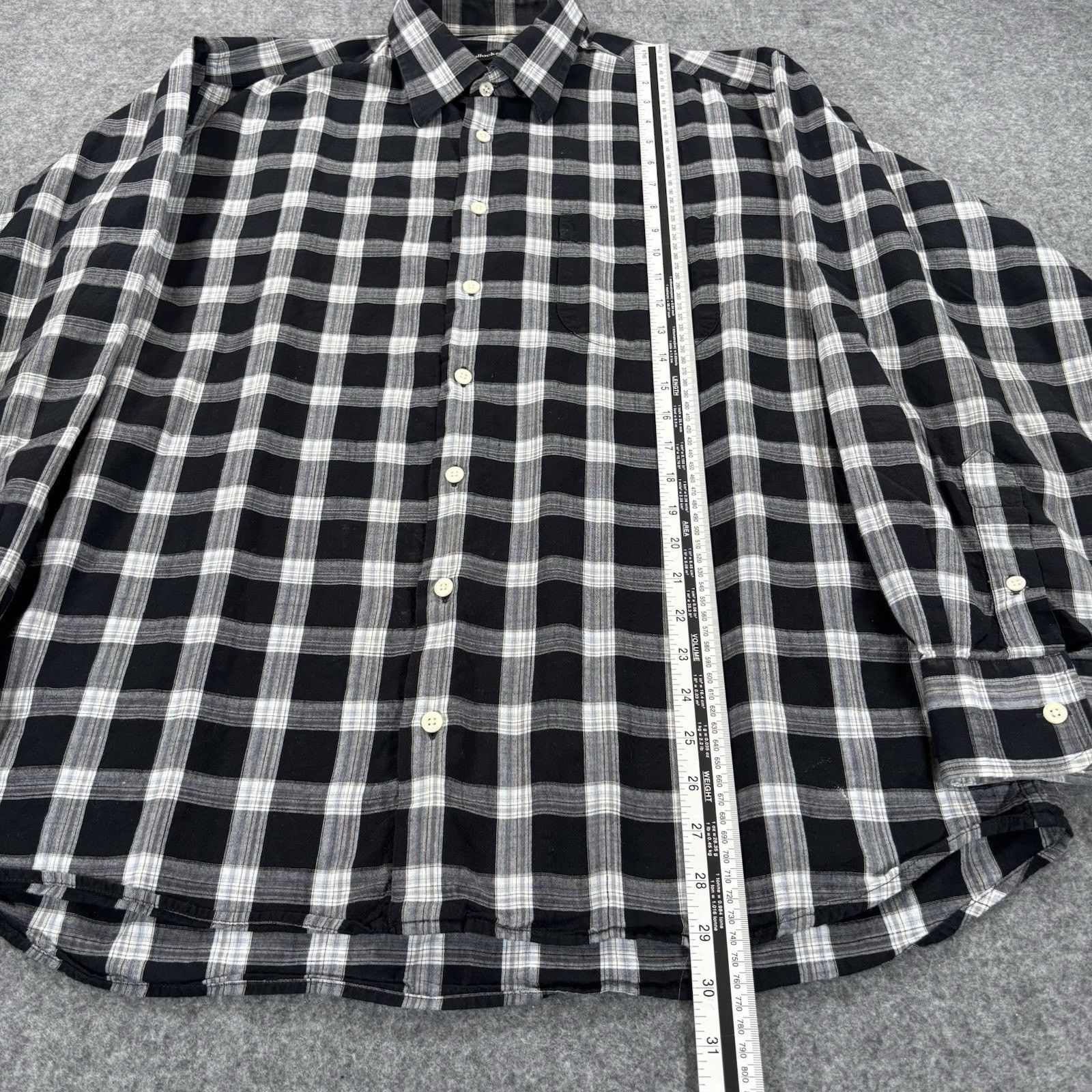 Bullock & Jones Bullock & Jones Men's Large Plaid Cotton Button Down Shirt Size US L / EU 52-54 / 3 - 8 Thumbnail