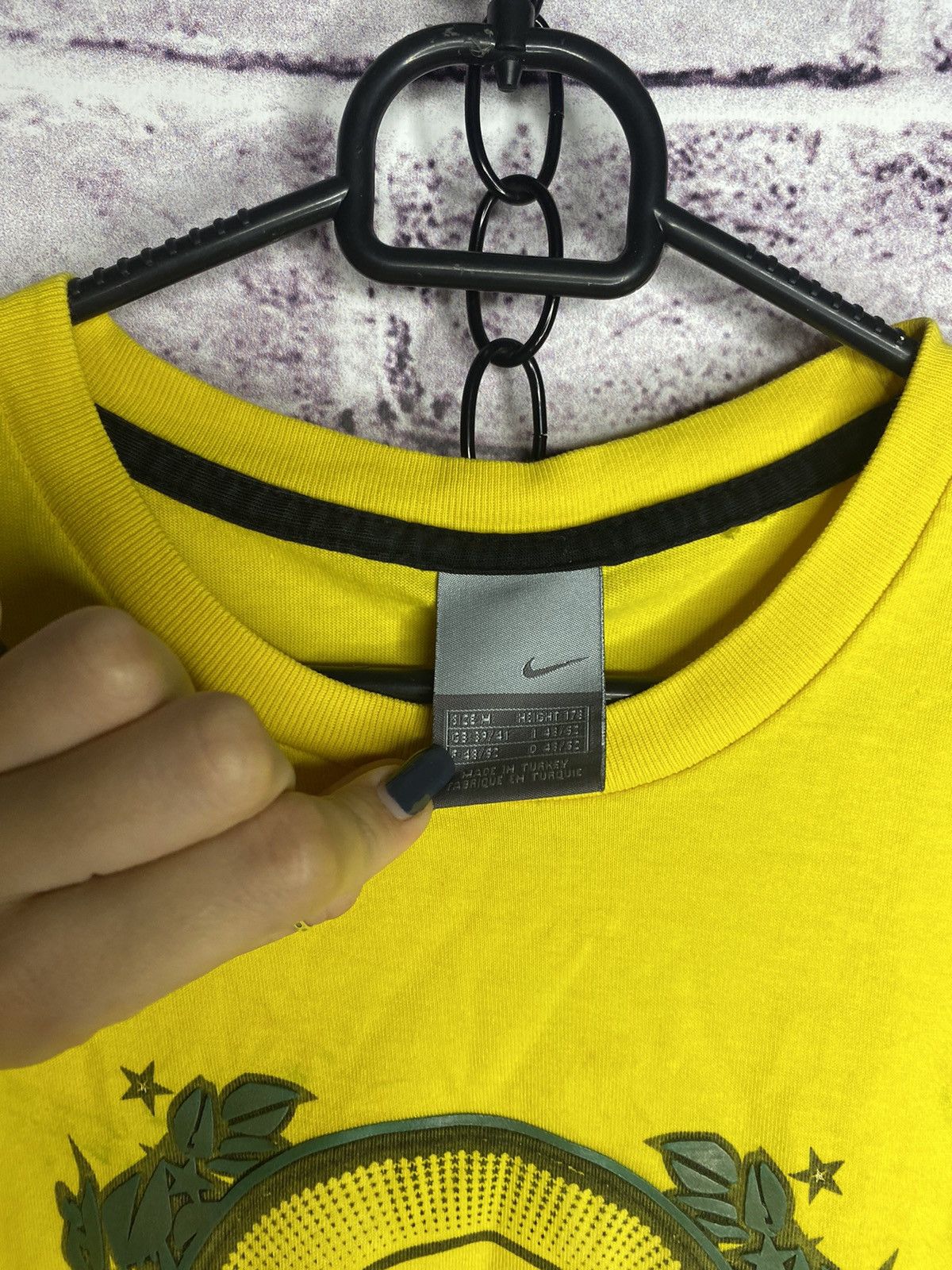 Nike T-shirt Nike Borussia Dortmund Overprint Yellow Tee Jersey Size US M / EU 48-50 / 2 - 5 Thumbnail