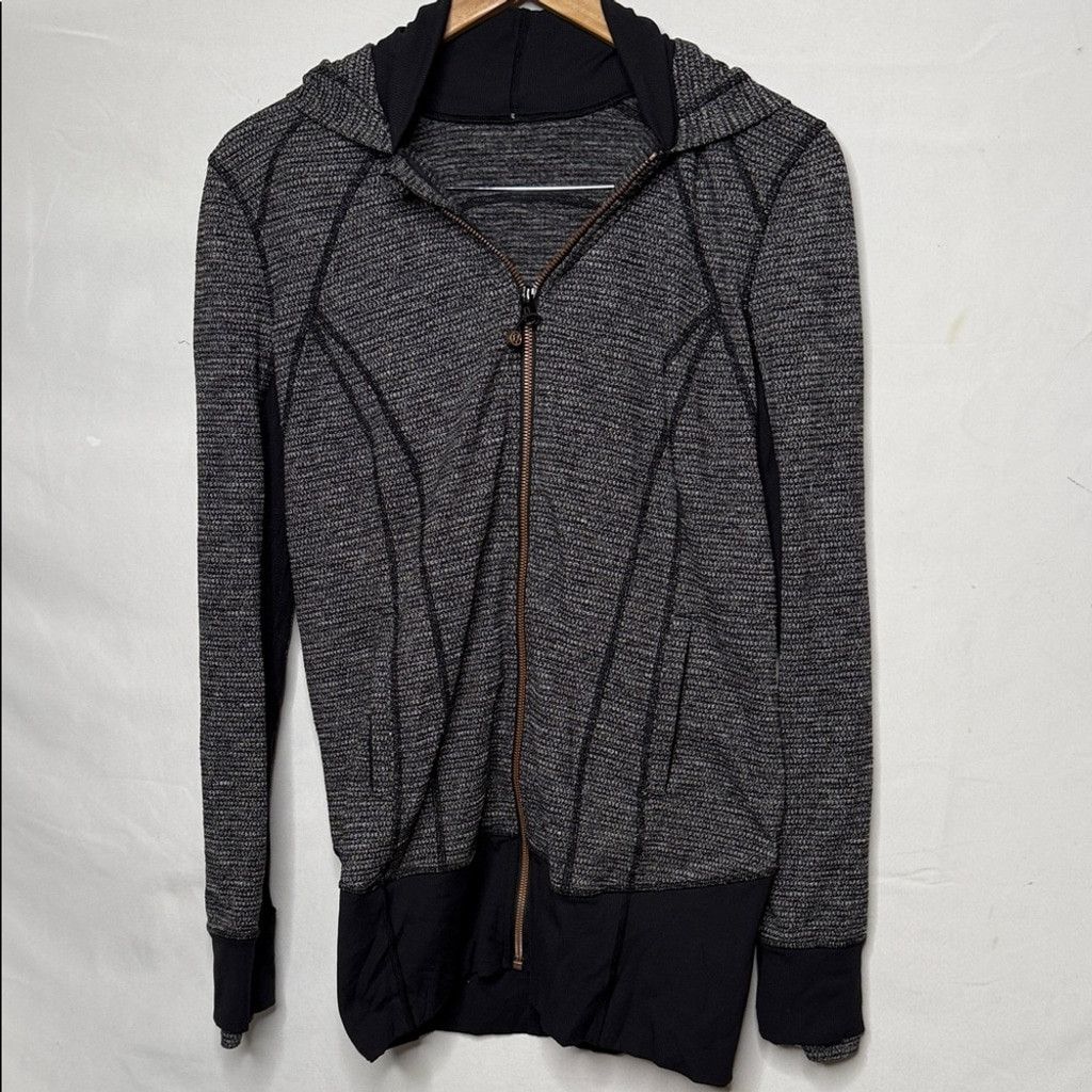 Lululemon Lululemon Daily Practice Scuba herringbone hooded jacket 10 Size L / US 10 / IT 46 - 3 Thumbnail