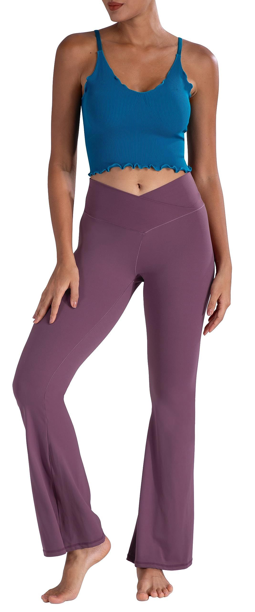 Other Flare Leggings, Crossover Yoga Pants with Tummy Control Size 33" - 1 Thumbnail