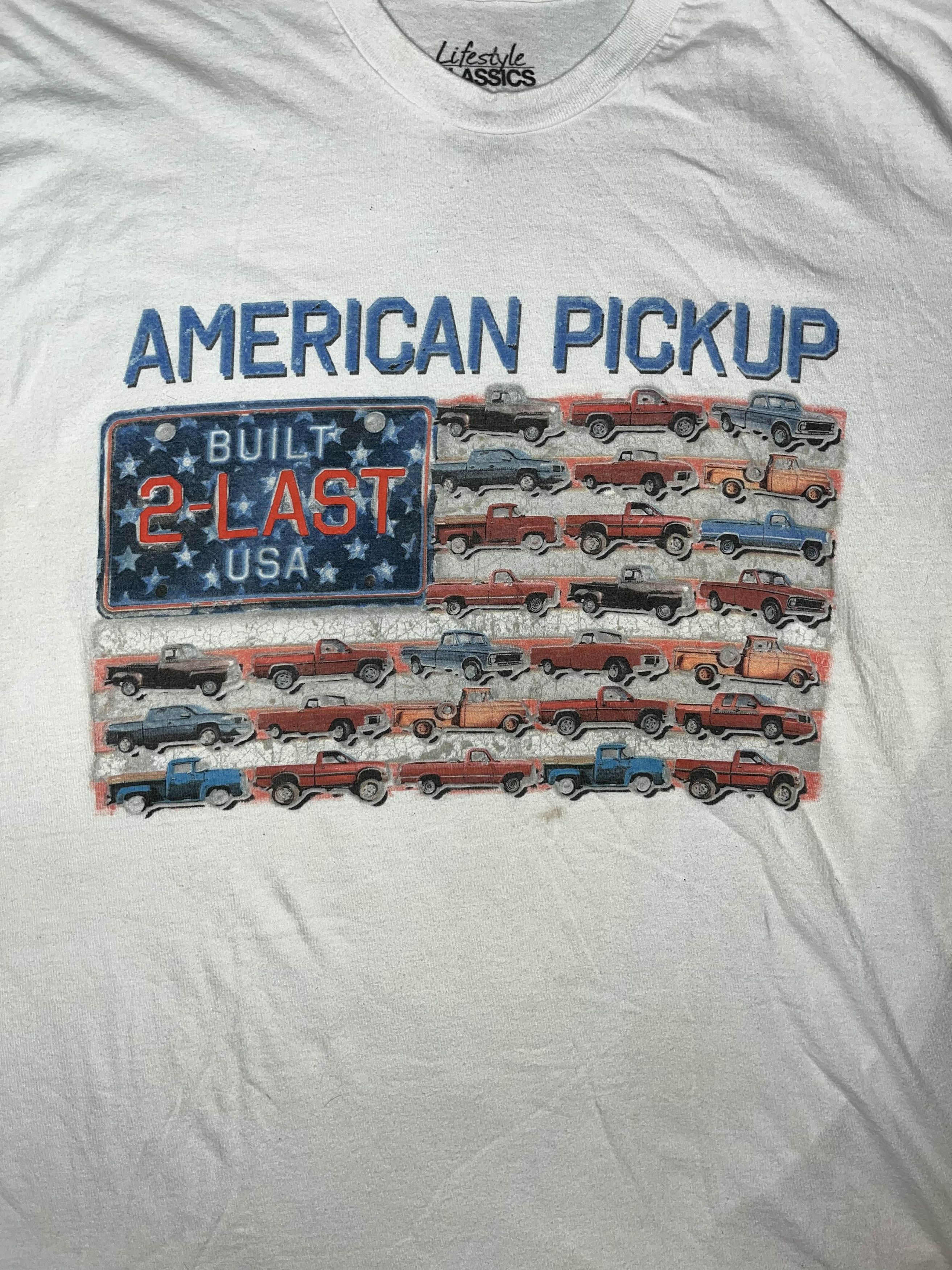 Vintage 90's/2000's American Pick-Up USA Graphic Tee Size US XL / EU 56 / 4 - 3 Thumbnail