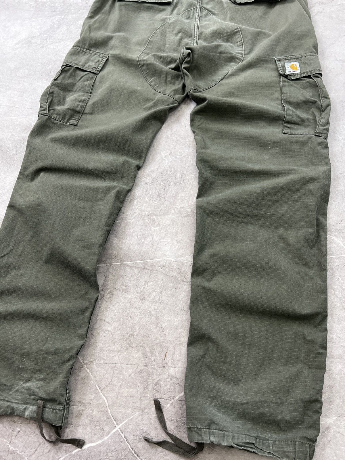 Carhartt × Vintage VINTAGE CARGO AVIATION DISTRESSED 2000s pants y2k olive Size US 34 / EU 50 - 15 Thumbnail