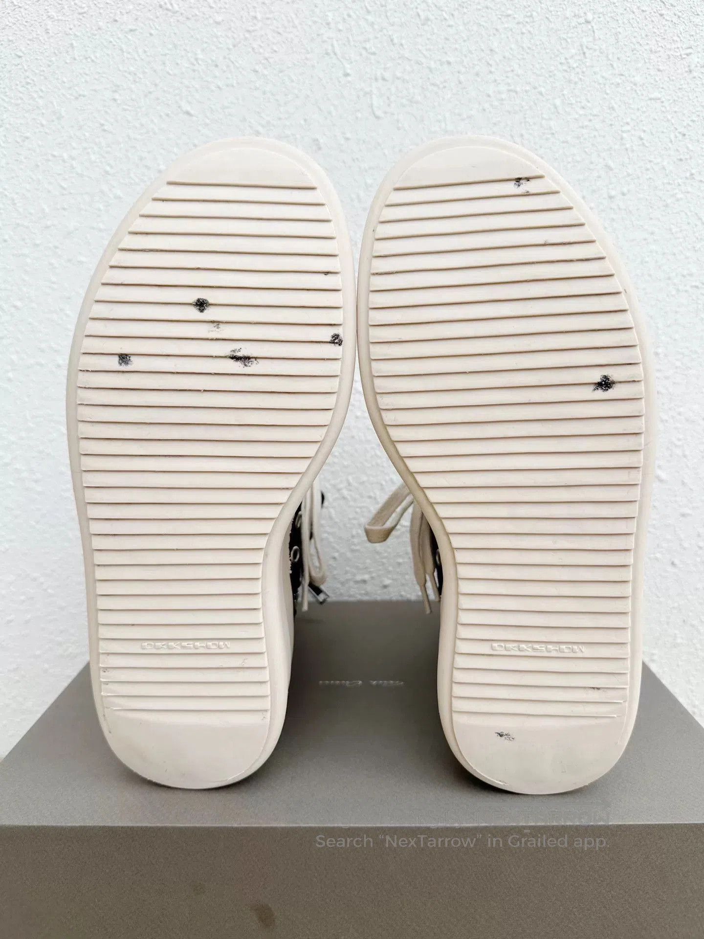 Rick Owens Drkshdw Rick Owens DRKSHDW Canvas Thick Sole Sneakers. Size US 7 / EU 40 - 8 Thumbnail