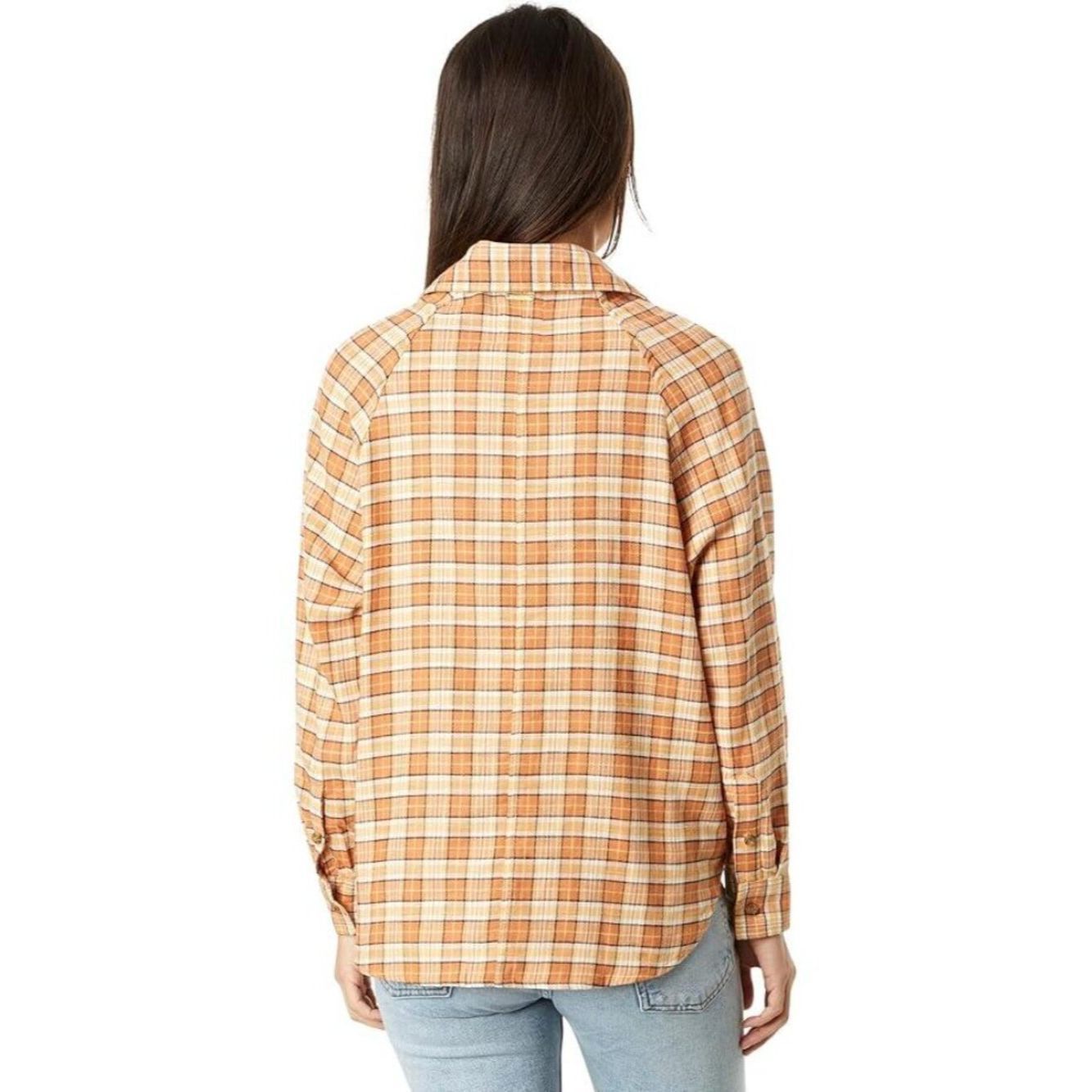 Billabong NWT New Billabong Best Time Cotton Long Sleeve Plaid Shirt Size L / US 10 / IT 46 - 2 Thumbnail