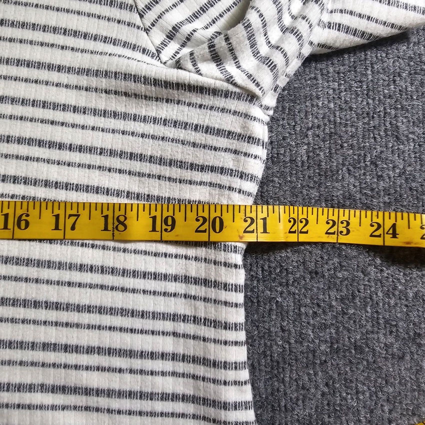 Vintage Chico'S Womens Oversized Rib Knit Tunic - Striped - XL Size XL / US 12-14 / IT 48-50 - 6 Thumbnail