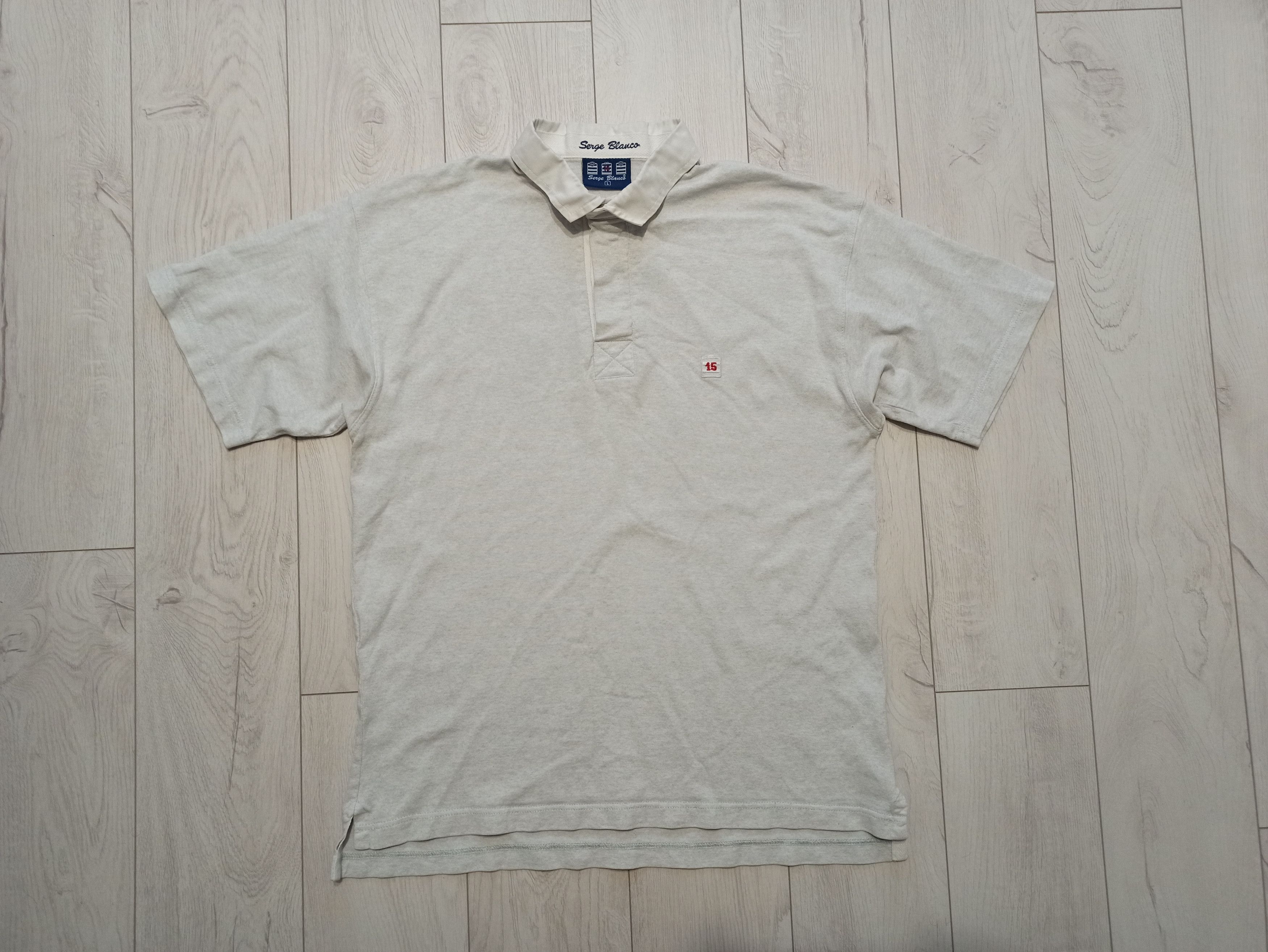 Designer × Vintage Serge Blanco Polo Shirt Size US L / EU 52-54 / 3 - 3 Thumbnail