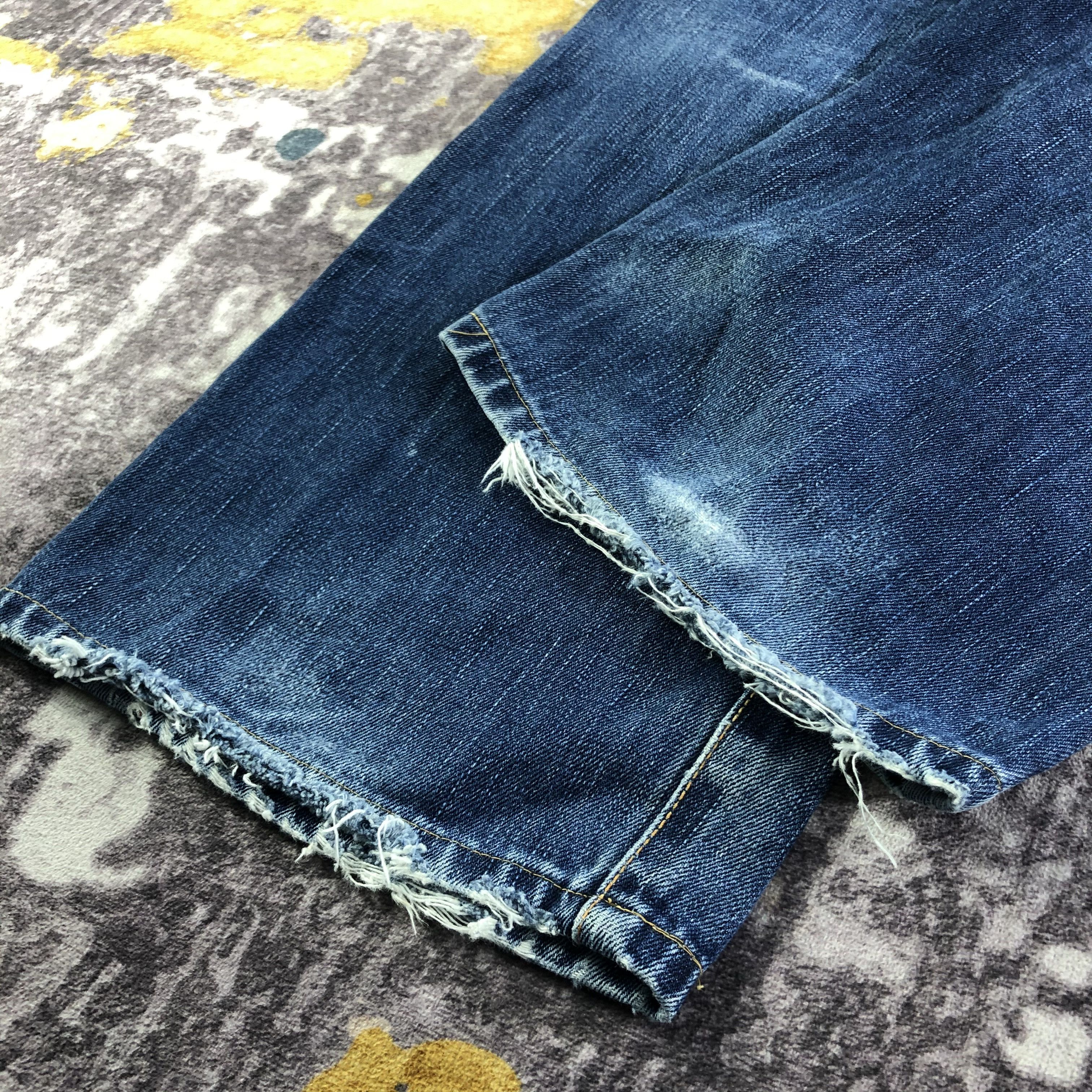 Edwin Vintage Blue Wash Edwin 505 Selvedge Jeans-JM3611 Size US 35 - 4 Thumbnail