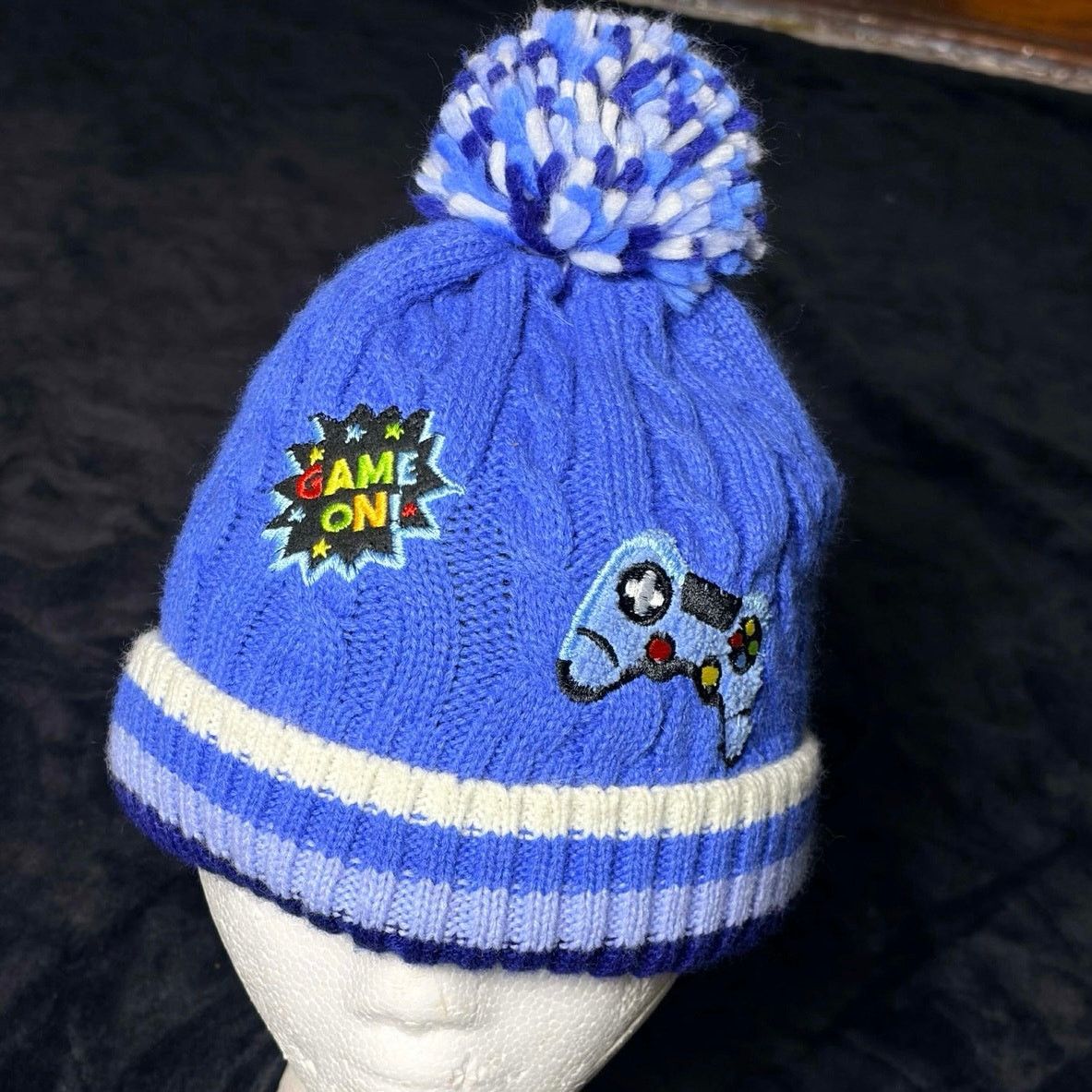 Other Blue Gamer Kid's Beanie Size ONE SIZE - 1 Thumbnail