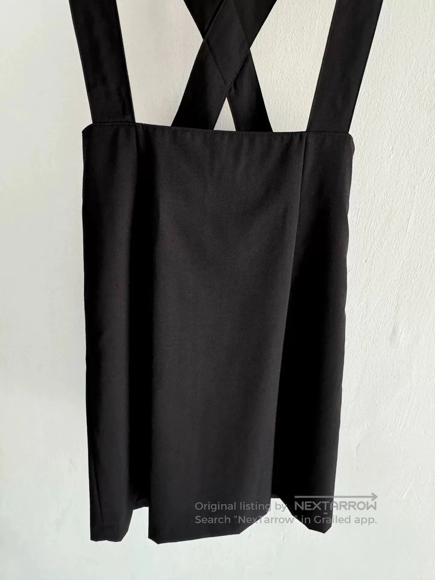 Junya Watanabe Junya Watanabe Black Wool Suspender Skirt. Size 25" / US 0 / IT 36 - 4 Thumbnail