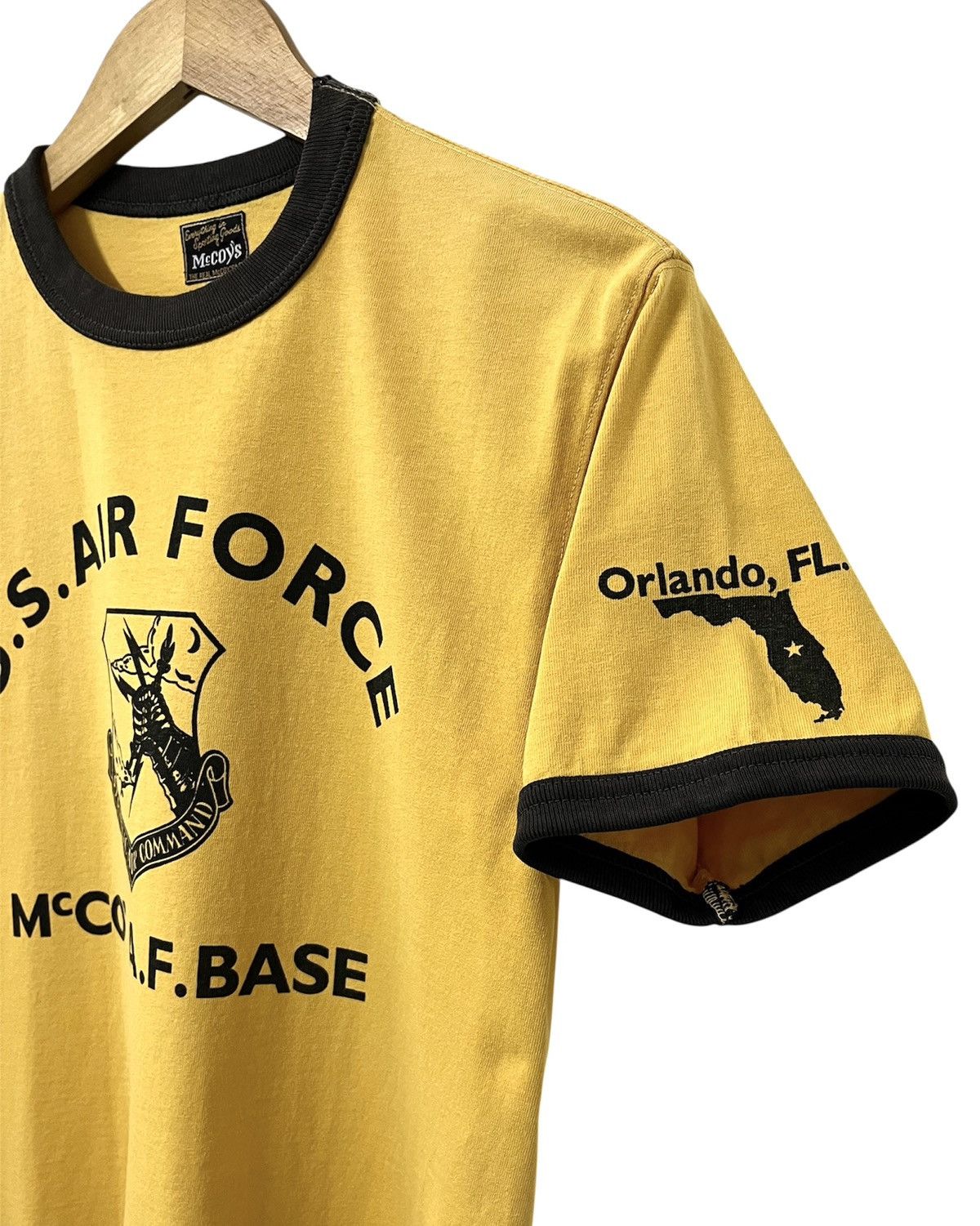 The Real McCoy's THE REAL MCCOY'S US AIR FORCE MCCOY AF BASE RINGER TSHIRT Size US M / EU 48-50 / 2 - 6 Thumbnail
