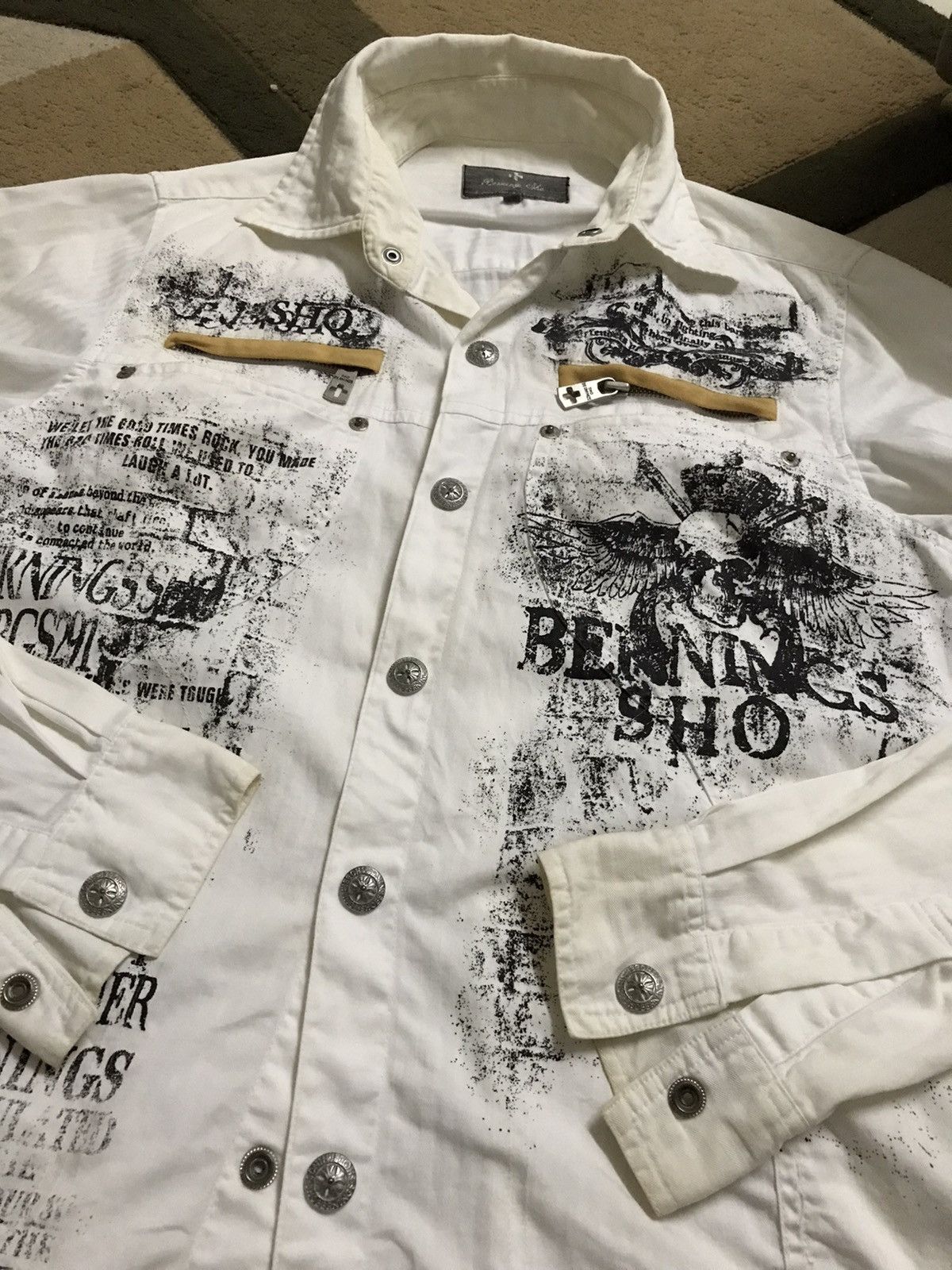 If Six Was Nine Vintage Bernings Sho Seditionaries Punk Shirt Button Up Size US M / EU 48-50 / 2 - 5 Thumbnail