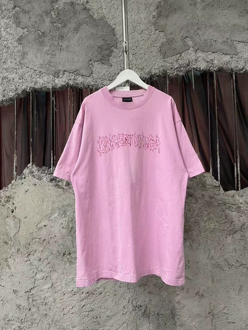 Balenciaga Balenciaga Flame logo short sleeves 2504-Nextarrow Size US XS / EU 42 / 0 - 1 Thumbnail