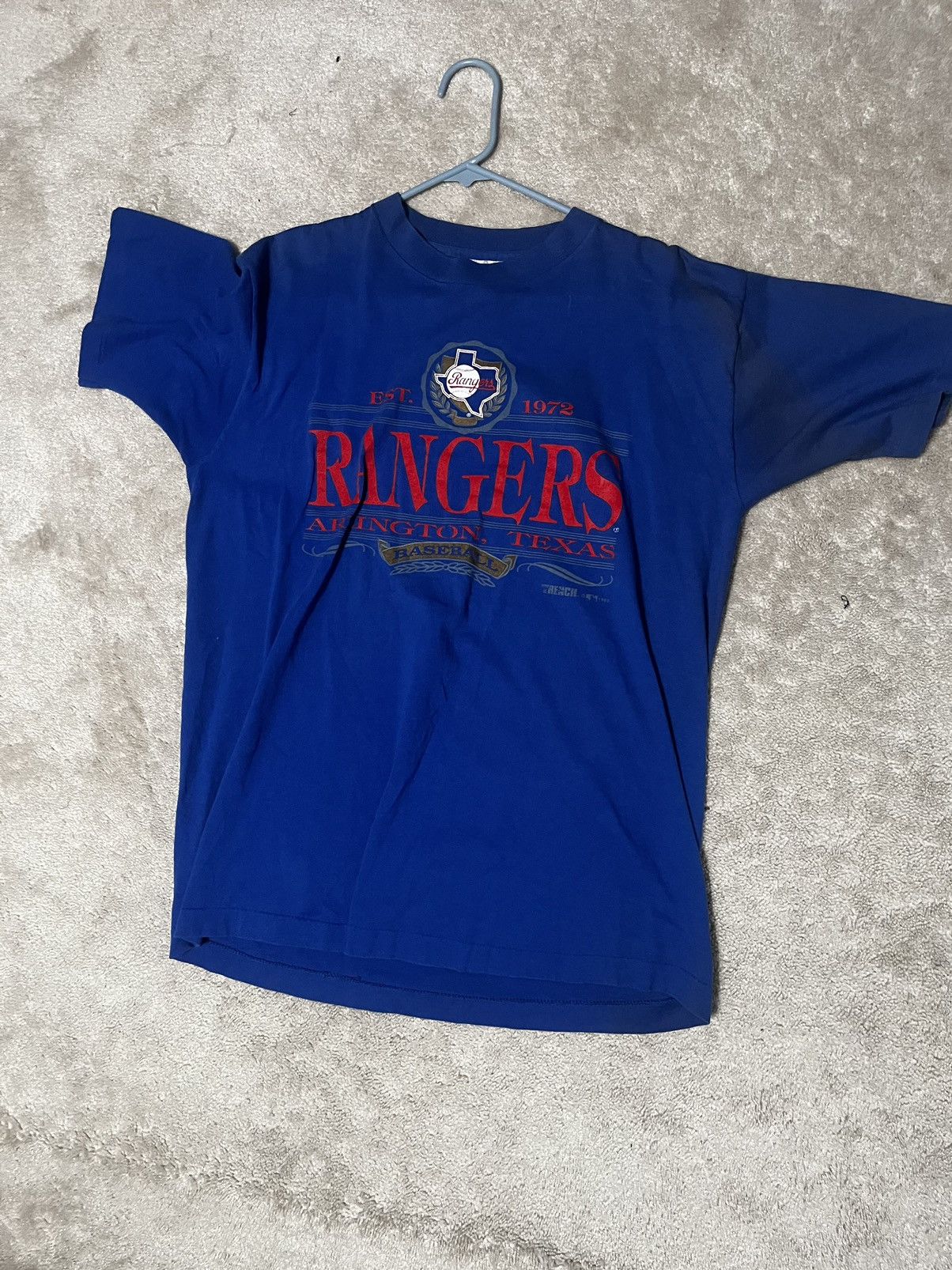 Vintage Vintage rangers t shirt Size US XL / EU 56 / 4 - 1 Thumbnail