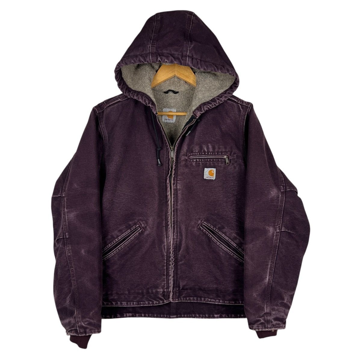 Carhartt Vintage Carhartt Sandstone Dyed Purple Jacket Size US S / EU 44-46 / 1 - 8 Thumbnail