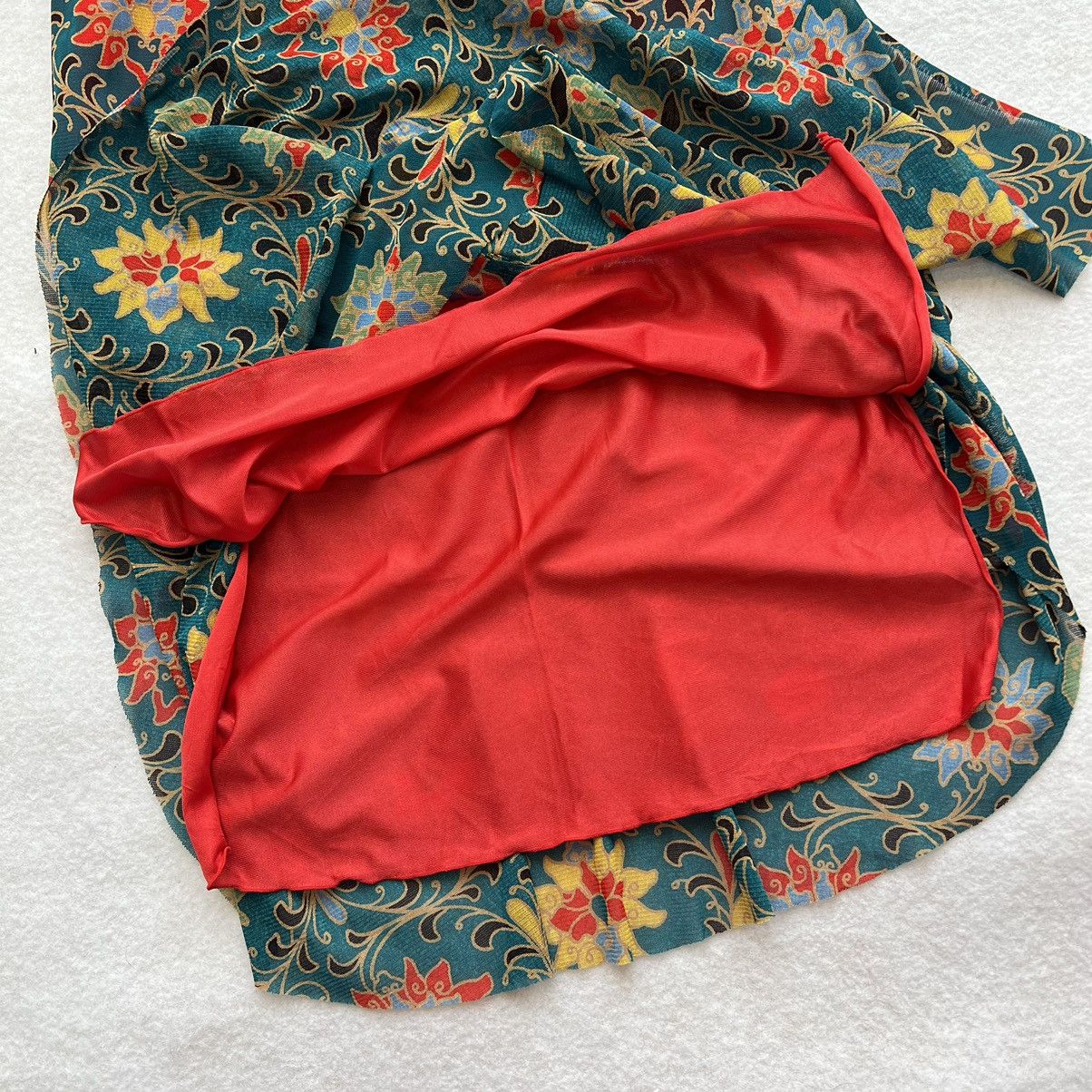 Vivienne Tam Vivienne Tam Printed Mesh Skirt Size 25" / US 0 / IT 36 - 8 Thumbnail