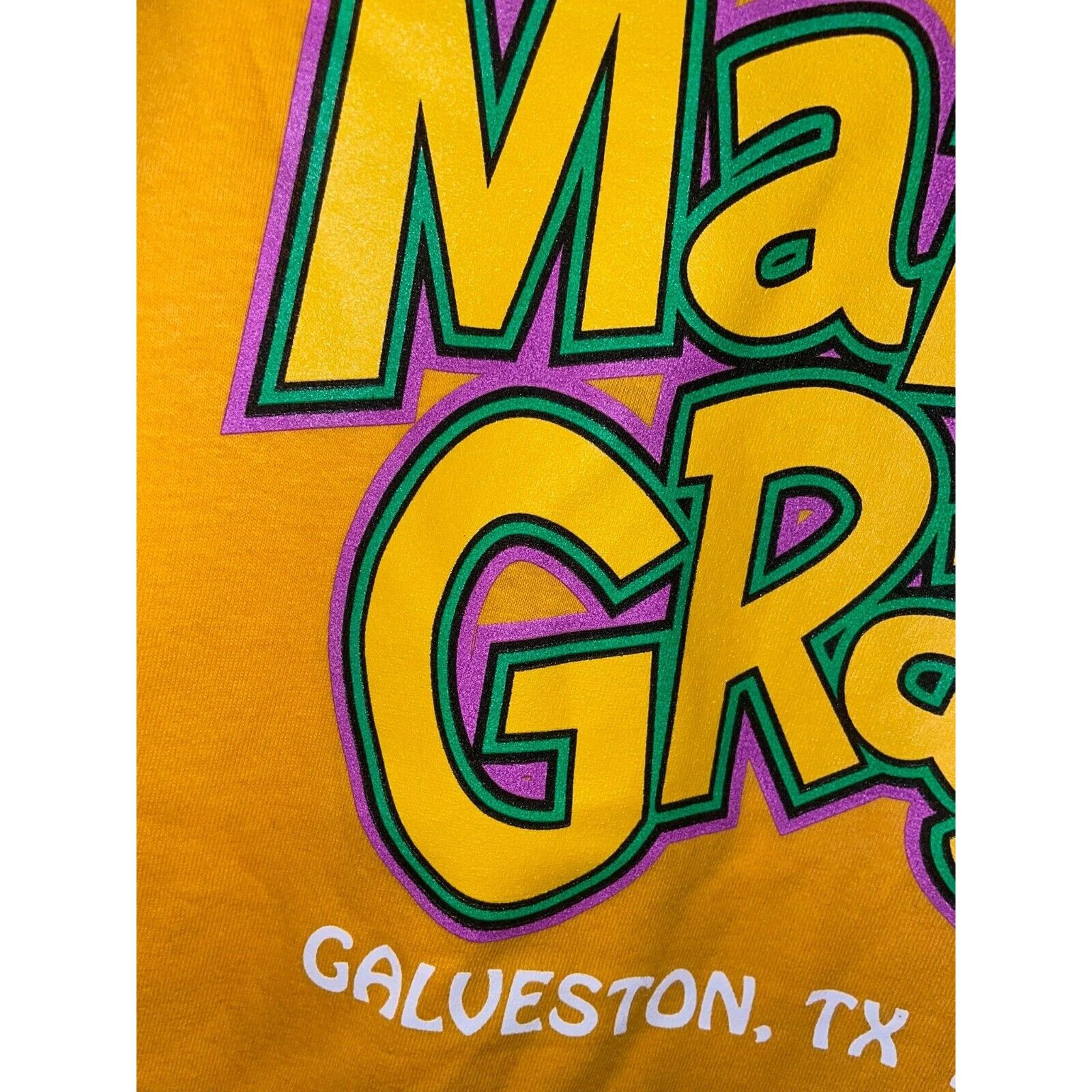 Gildan Mardi Gras Galveston Shirt TX Texas Shirt Tee 2014 M Medium Size US M / EU 48-50 / 2 - 3 Thumbnail