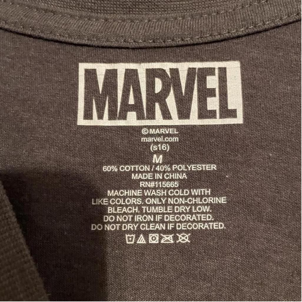 Marvel Comics Deadpool Distressed Logo Men's T-shirt Size US M / EU 48-50 / 2 - 3 Thumbnail