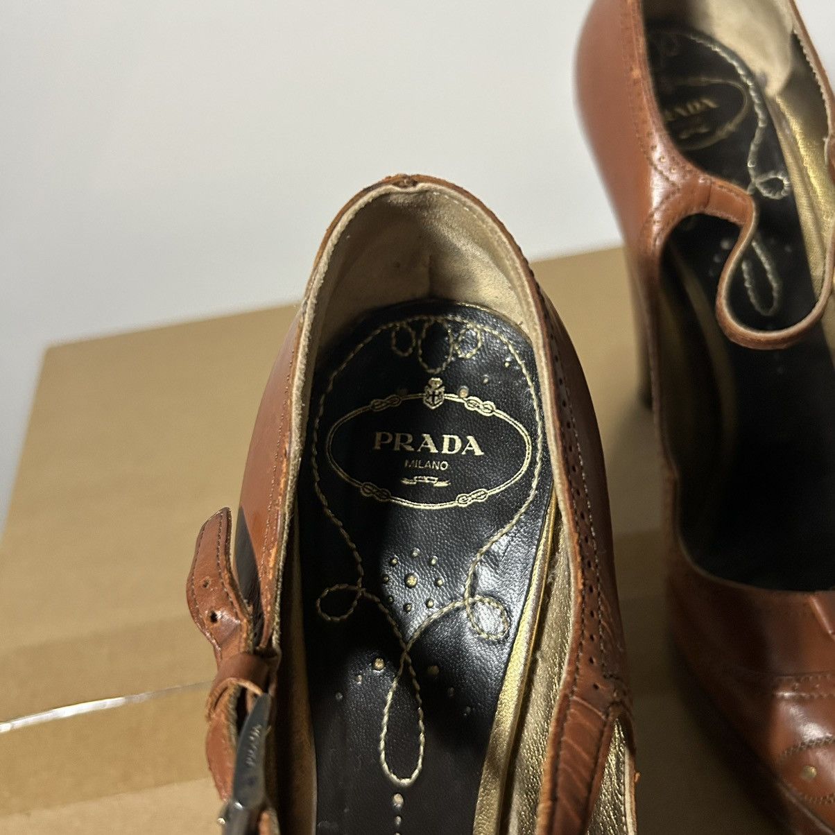 Prada Vintage Prada Cowboy Bow leather heels Size US 7 / IT 37 - 7 Thumbnail