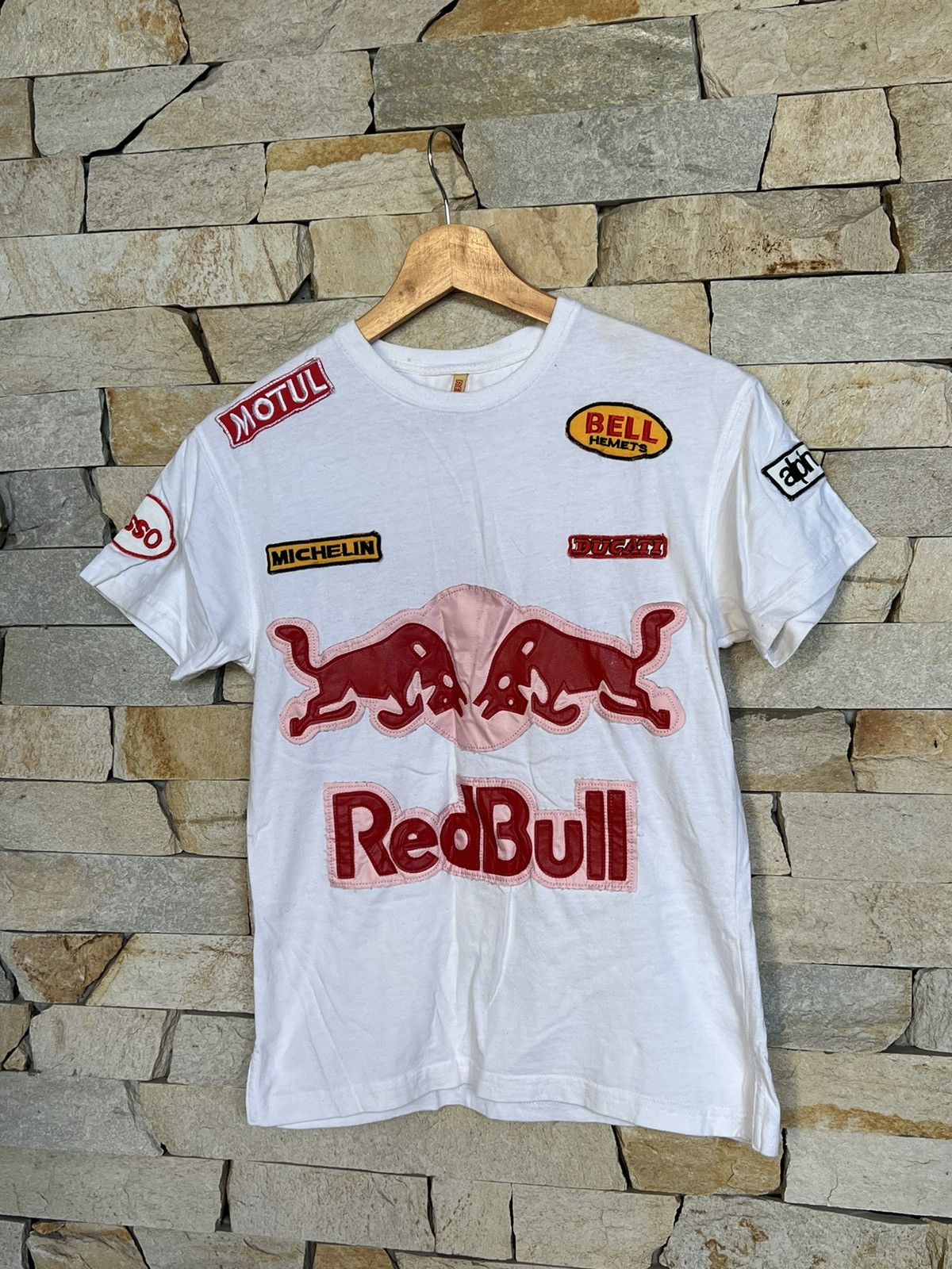 Red Bull × Vintage VINTAGE🤑 Red Bull Ducati Michelin Vintage Big Logo T-shirt Size M / US 6-8 / IT 42-44 - 1 Thumbnail