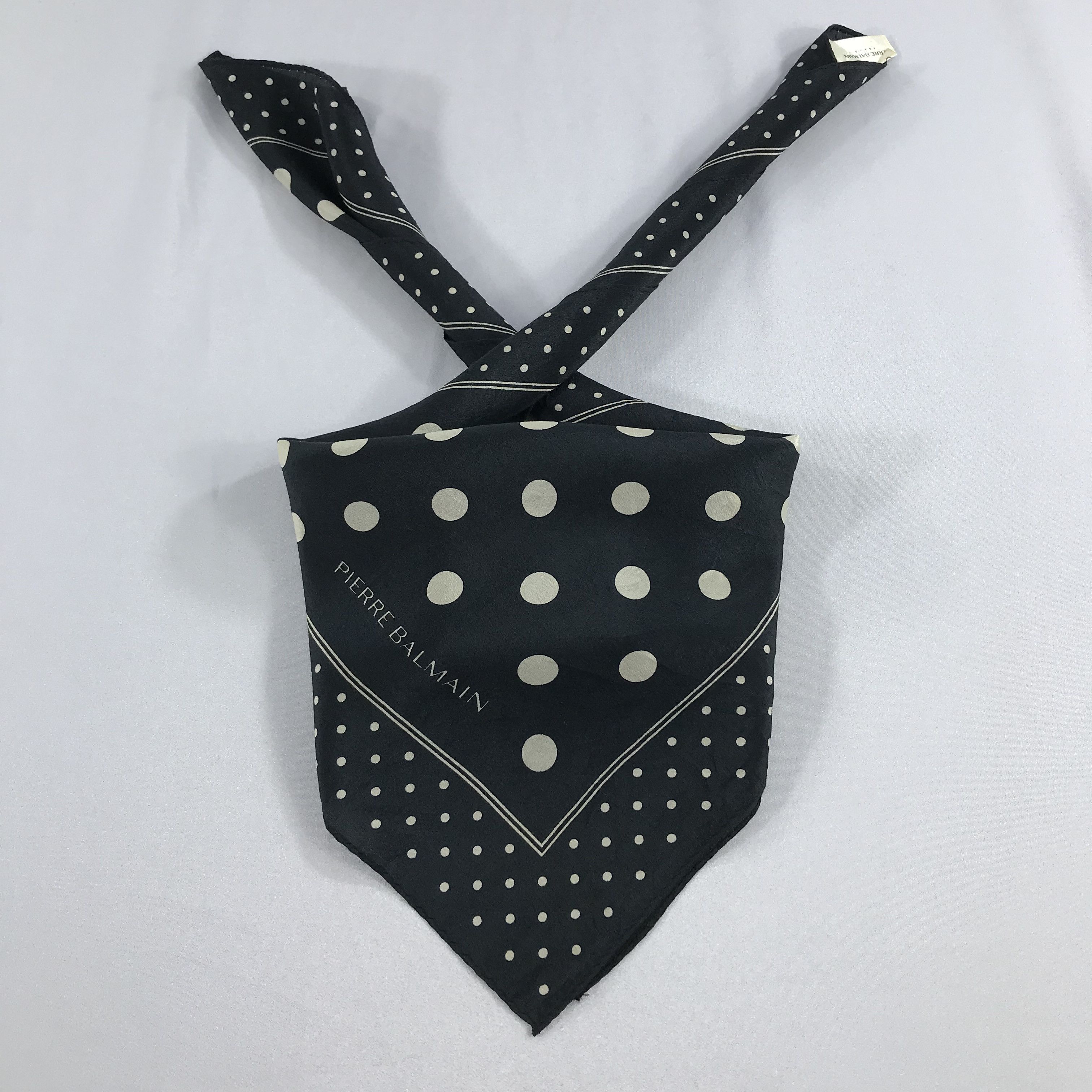 Pierre Balmain × Vintage Pierre Balmain Bandana / Handkerchief / Neckerchief - S2420 Size ONE SIZE - 3 Thumbnail