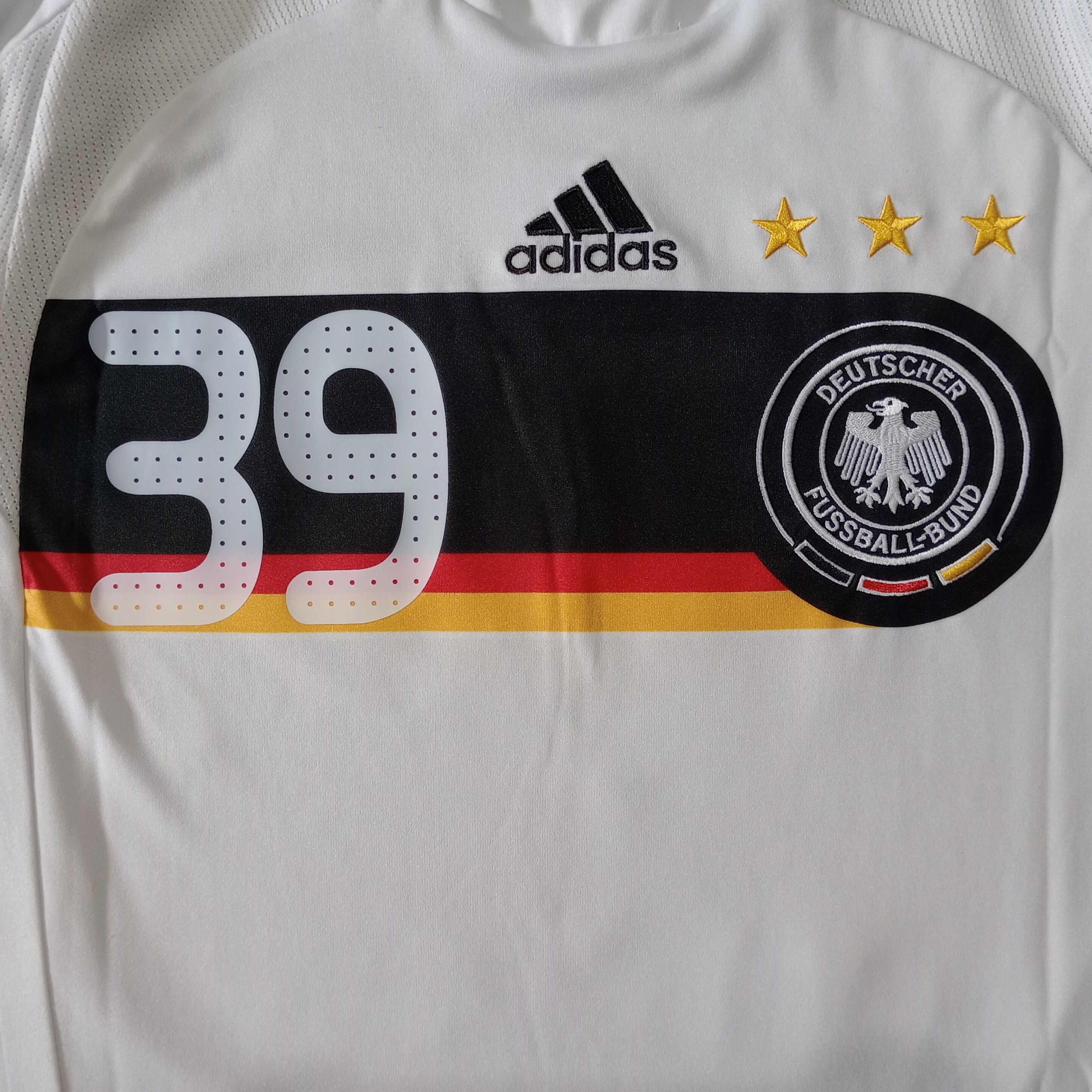 Adidas Germany 2008-2009 Home Jersey Toni Kroos 39 Size US M / EU 48-50 / 2 - 3 Thumbnail