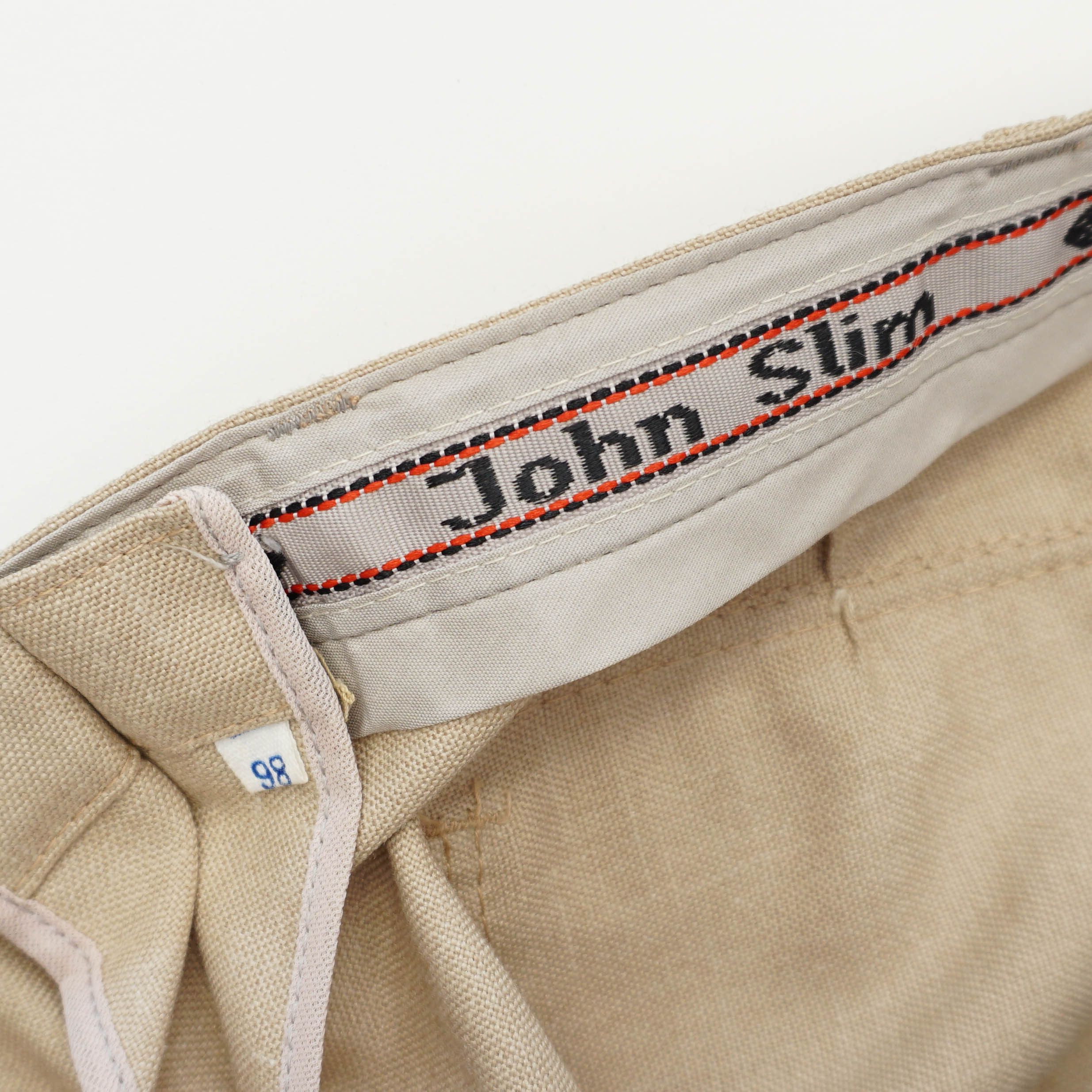Vintage Wide Leg Essential Beige Business Casual Pants Size 32" / US 10 / IT 46 - 5 Thumbnail
