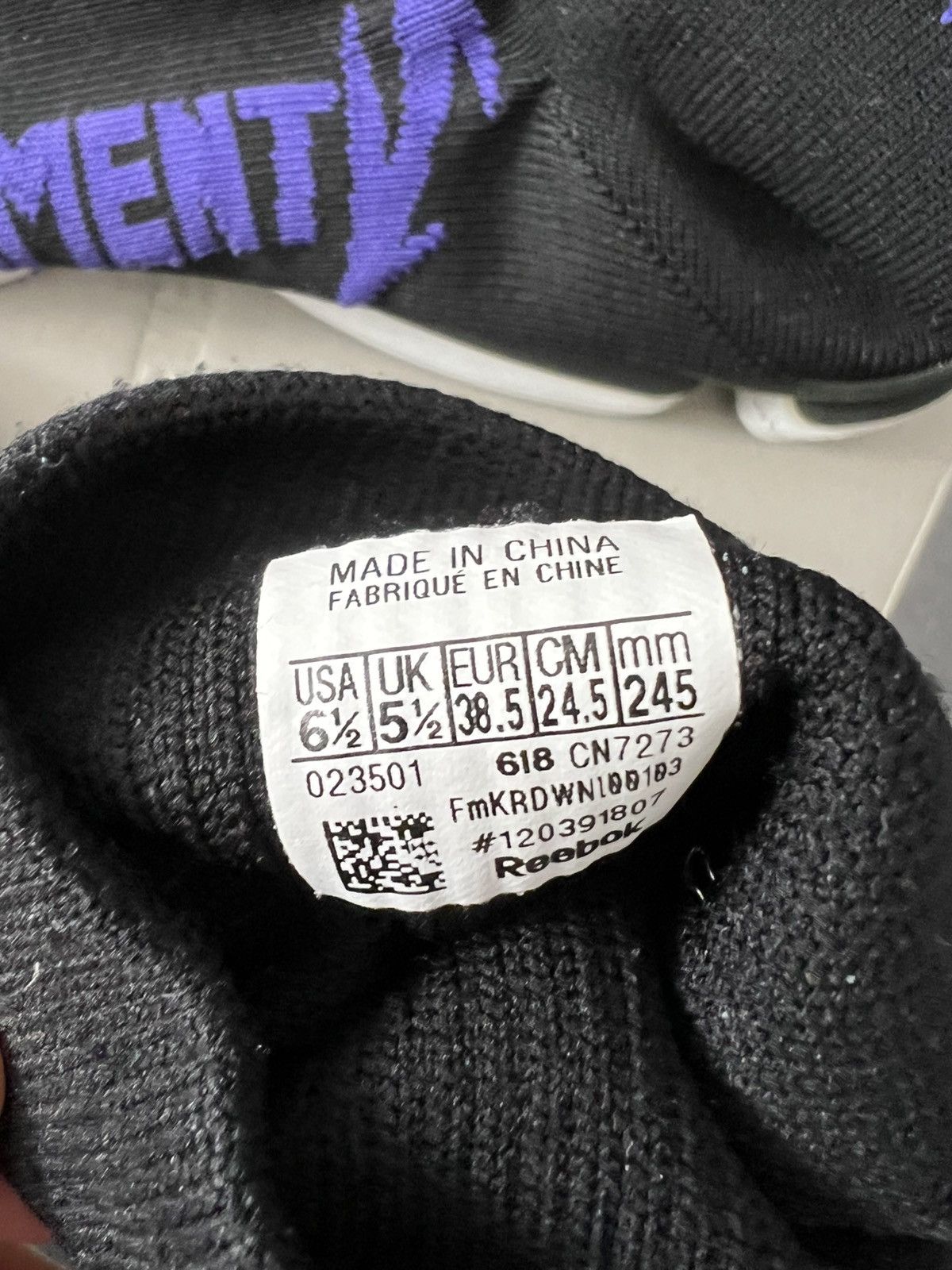 Reebok × Vetements Vetements Reebok Metal Sock Runner Sneaker Size US 6.5 / EU 39-40 - 3 Thumbnail