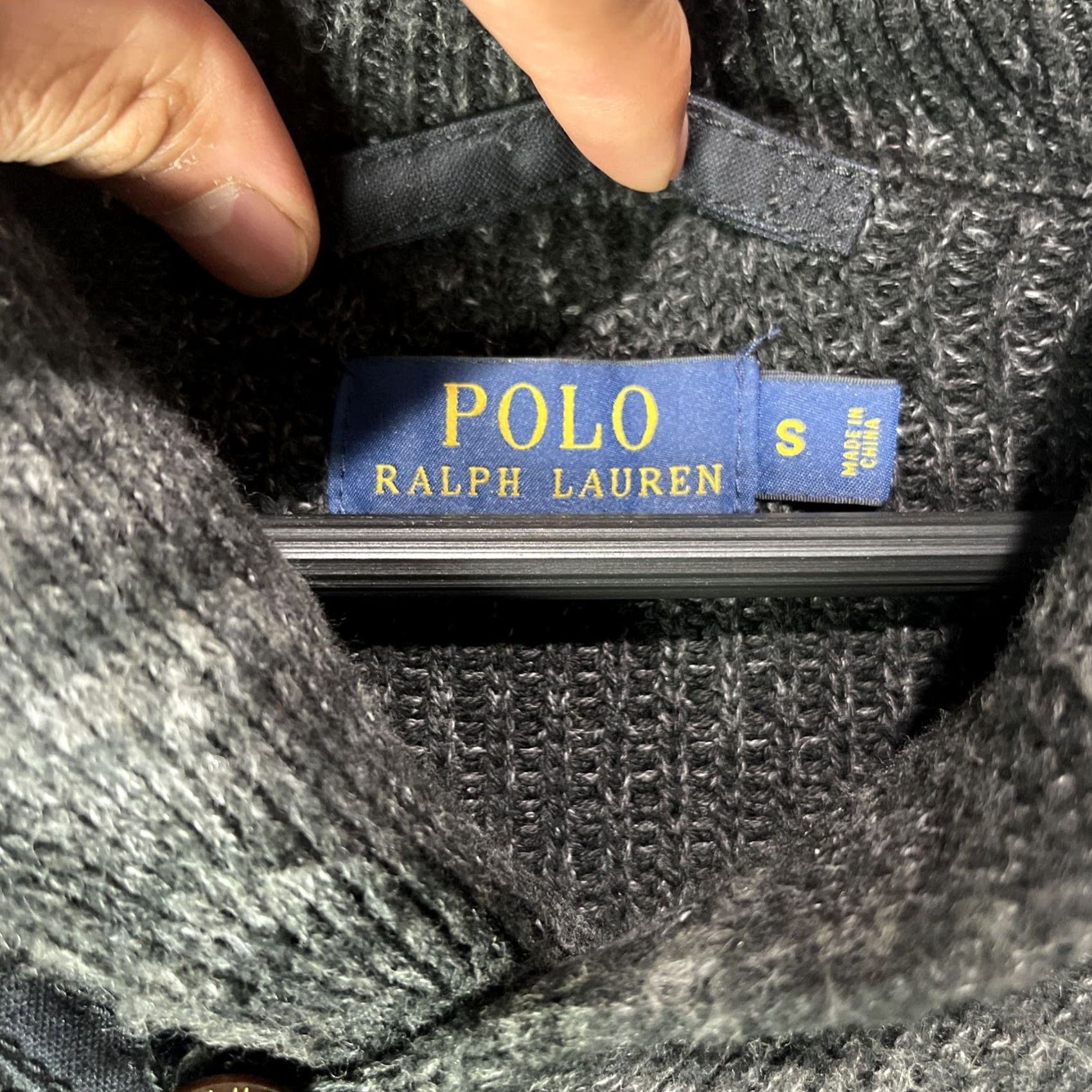 Polo Ralph Lauren Polo Ralph Lauren Sweater Mens Small Shawl Collar Fisherman Button Knit Adult Size US S / EU 44-46 / 1 - 5 Thumbnail