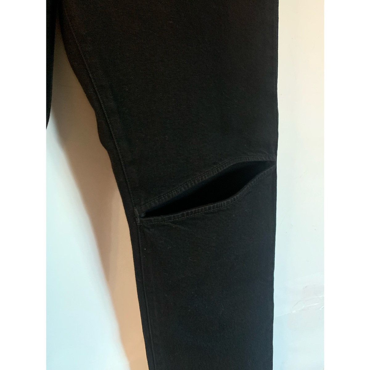 Helmut Lang HELMUT LANG BLACK CUT OUT STRAIGHT JEANS Size US 31 - 5 Thumbnail