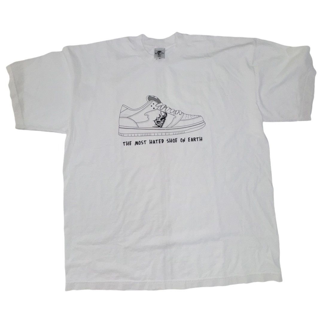 Warren Lotas Warren Lotas Most Hated Shoe on Earth Tee White f&f Size US XL / EU 56 / 4 - 1 Thumbnail