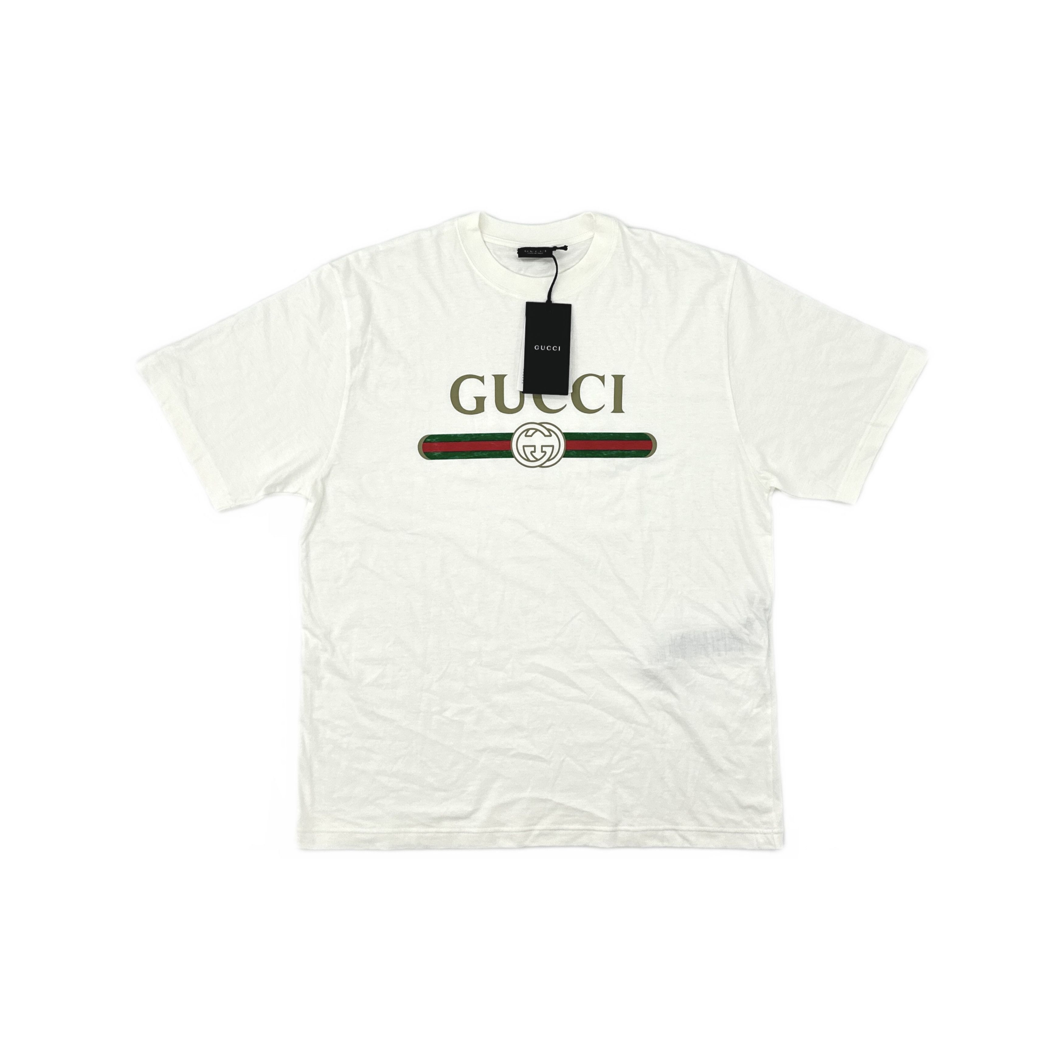 Gucci Gucci Logo Print T-Shirt Size L Size US L / EU 52-54 / 3 - 1 Thumbnail