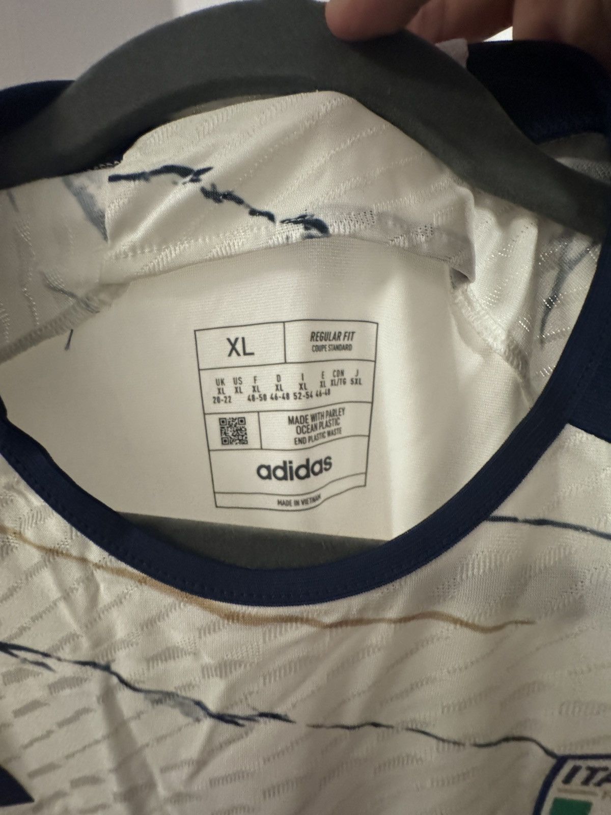 Adidas Italy National Team adidas 2023 Away Authentic Size US XL / EU 56 / 4 - 2 Thumbnail