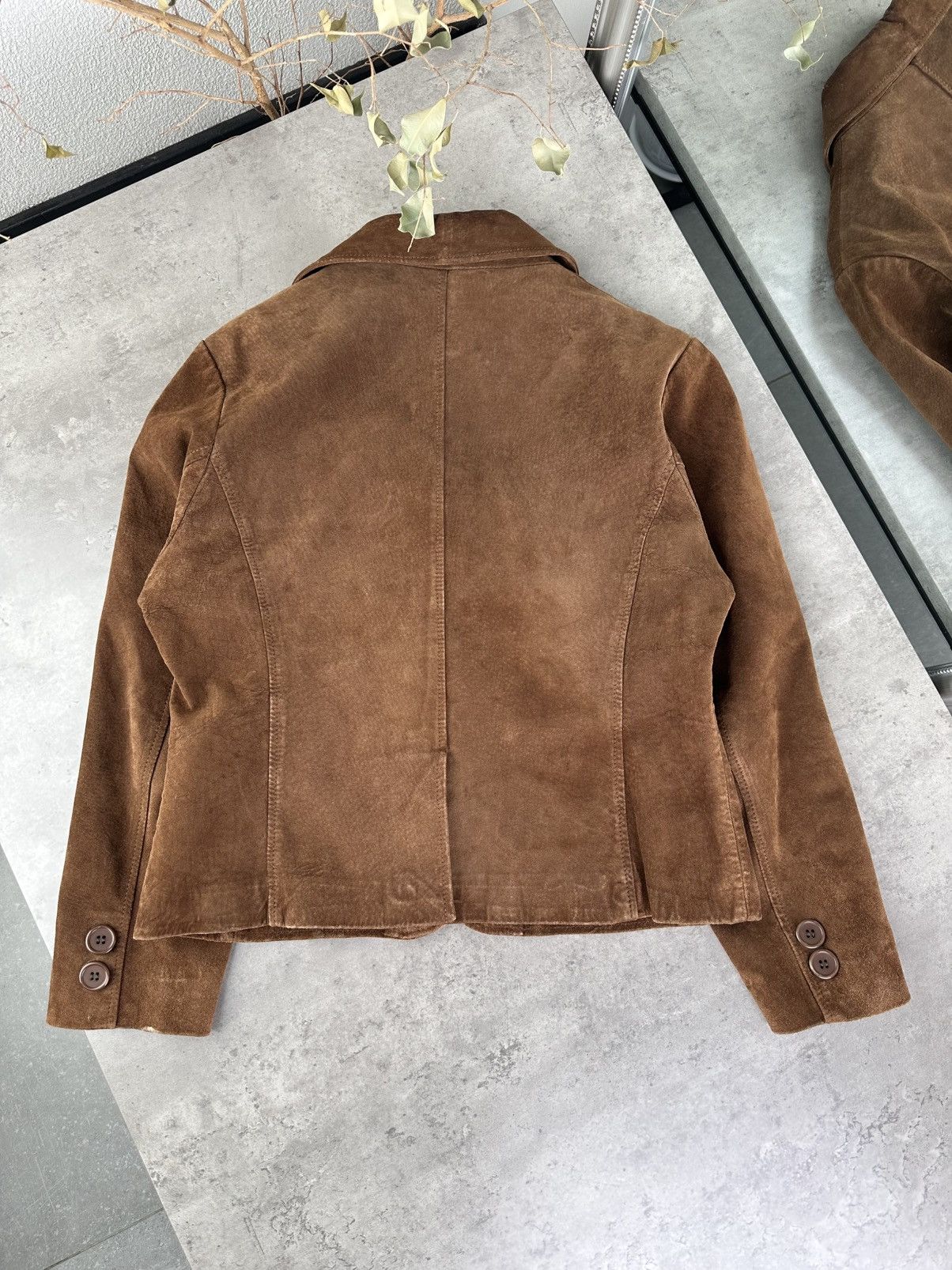 Japanese Brand Vintage Suede Jacket Size M / US 6-8 / IT 42-44 - 11 Thumbnail