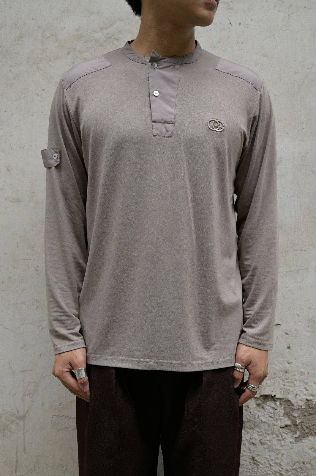 Gucci Gucci by Tom Ford 90s logo embroidery button up long sleeve Size US M / EU 48-50 / 2 - 2 Thumbnail