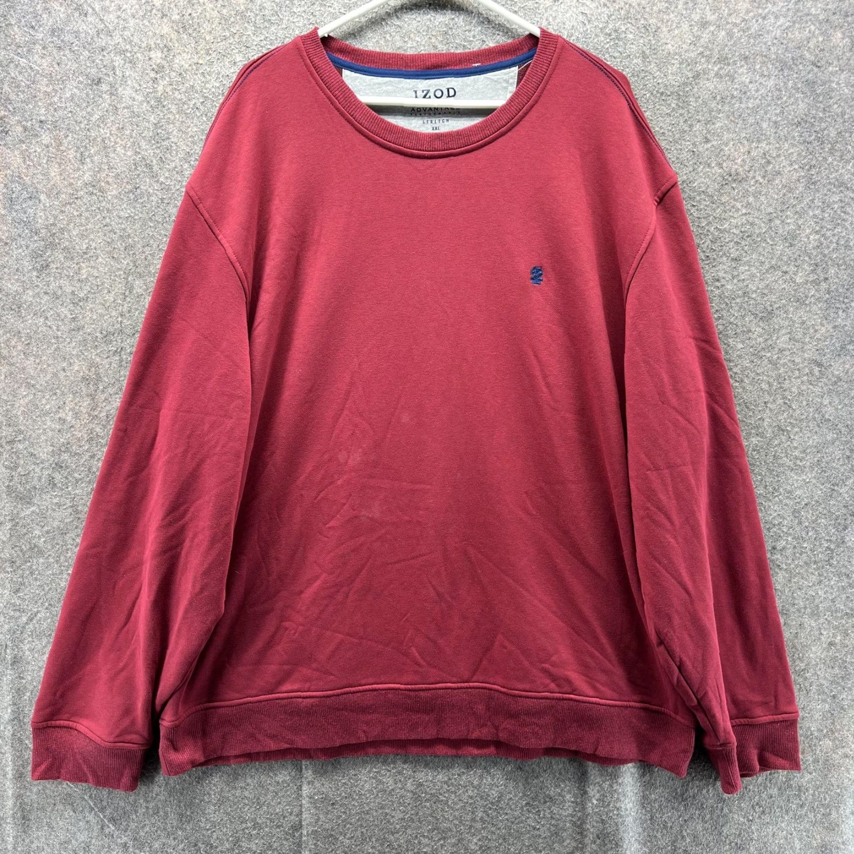Izod IZOD Sweatshirt Mens 2XL Red Advantage Performance Stretch Crewneck Pullover Size US XXL / EU 58 / 5 - 2 Thumbnail