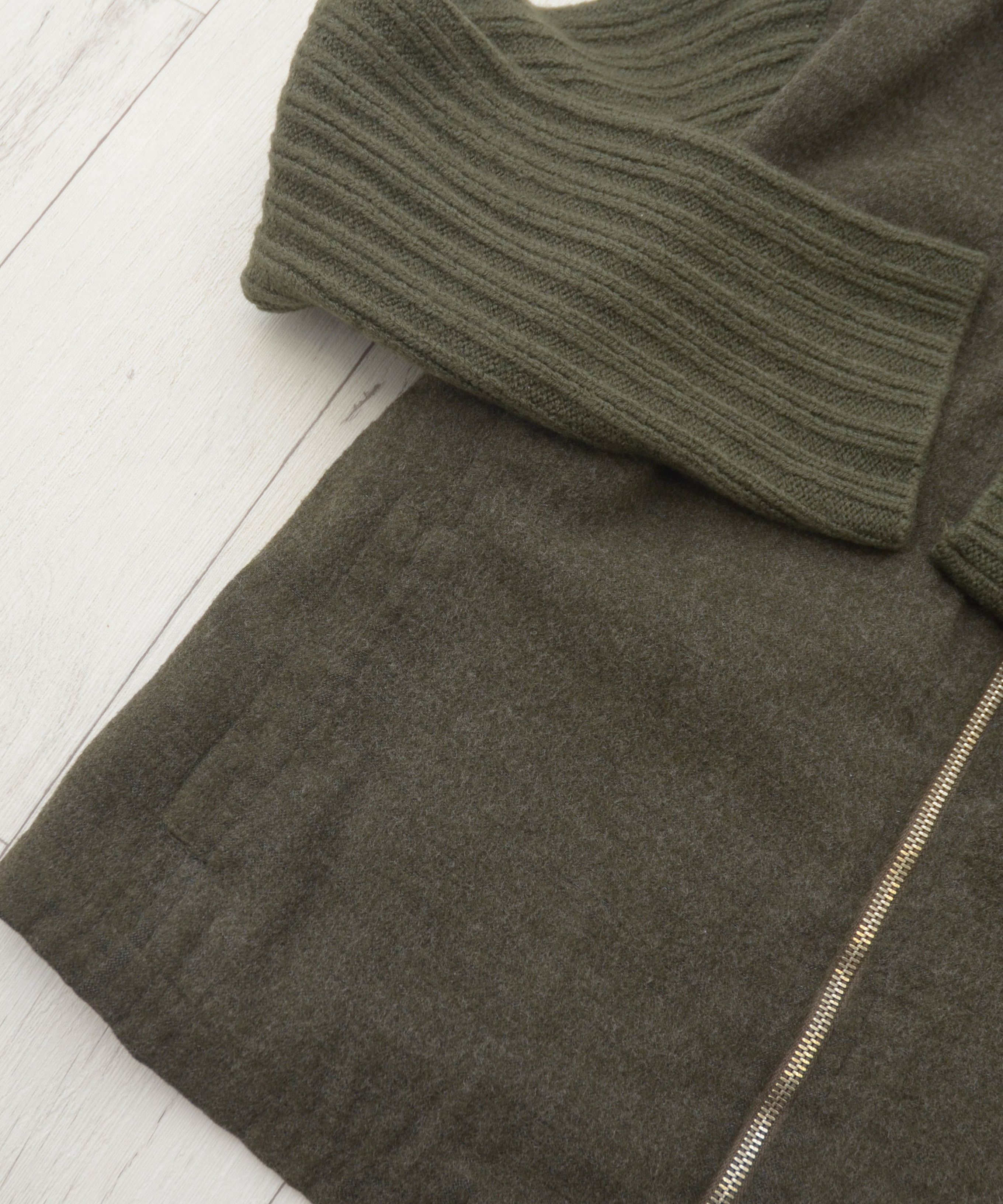 Transit Transit Par Such Full Zip Wool Sweater Y2k Moto Biker Jacket Size M / US 6-8 / IT 42-44 - 8 Thumbnail