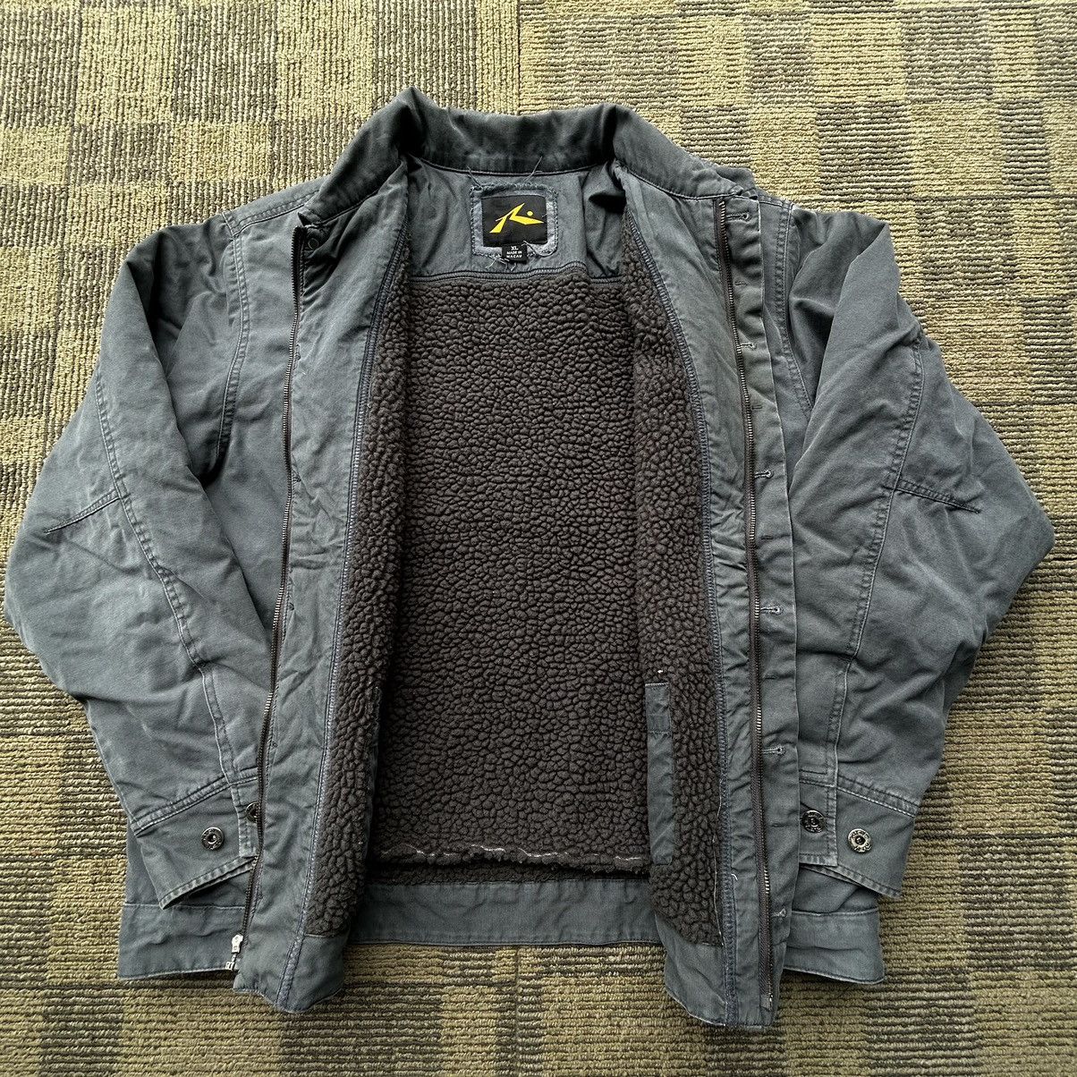 Rusty Vintage Rusty Surf Grey Sherpa Lined Jacket Size US XL / EU 56 / 4 - 4 Thumbnail
